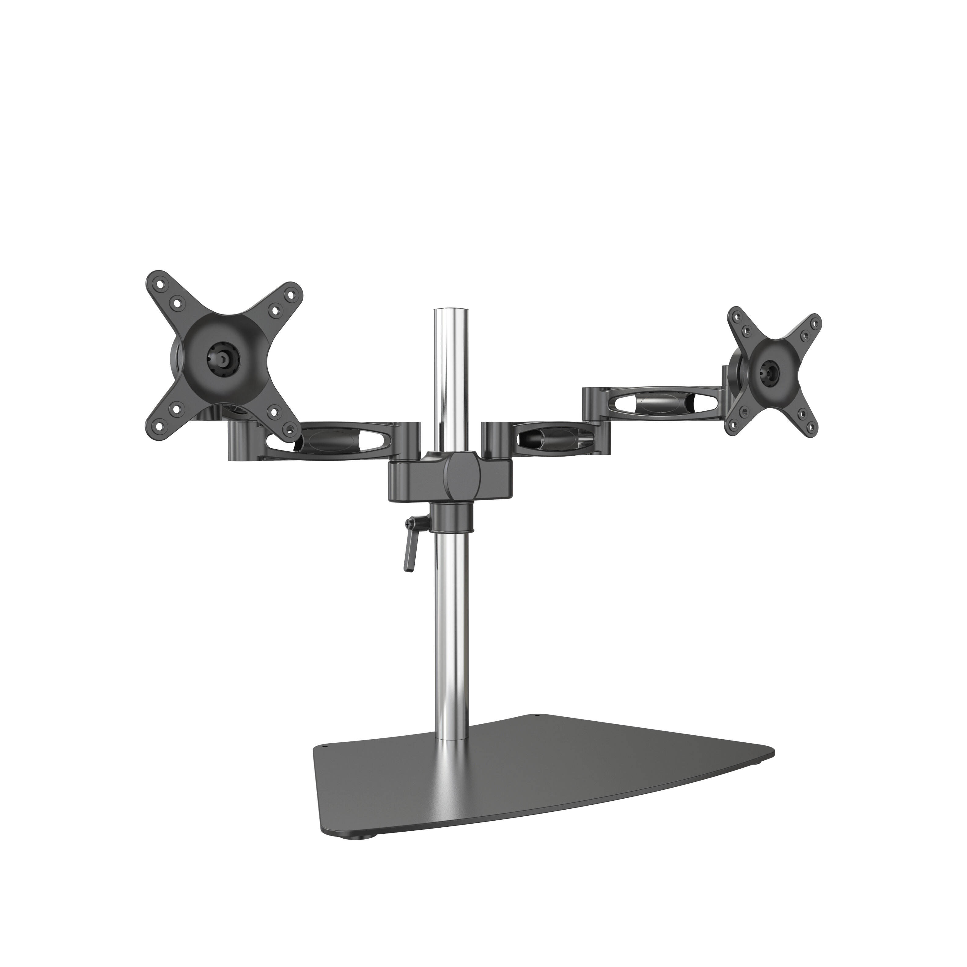 Suporte Articulado para Dois Monitores com Base em Mesa para Tela de 13-27 Polegadas – V-MOUNTS D09S