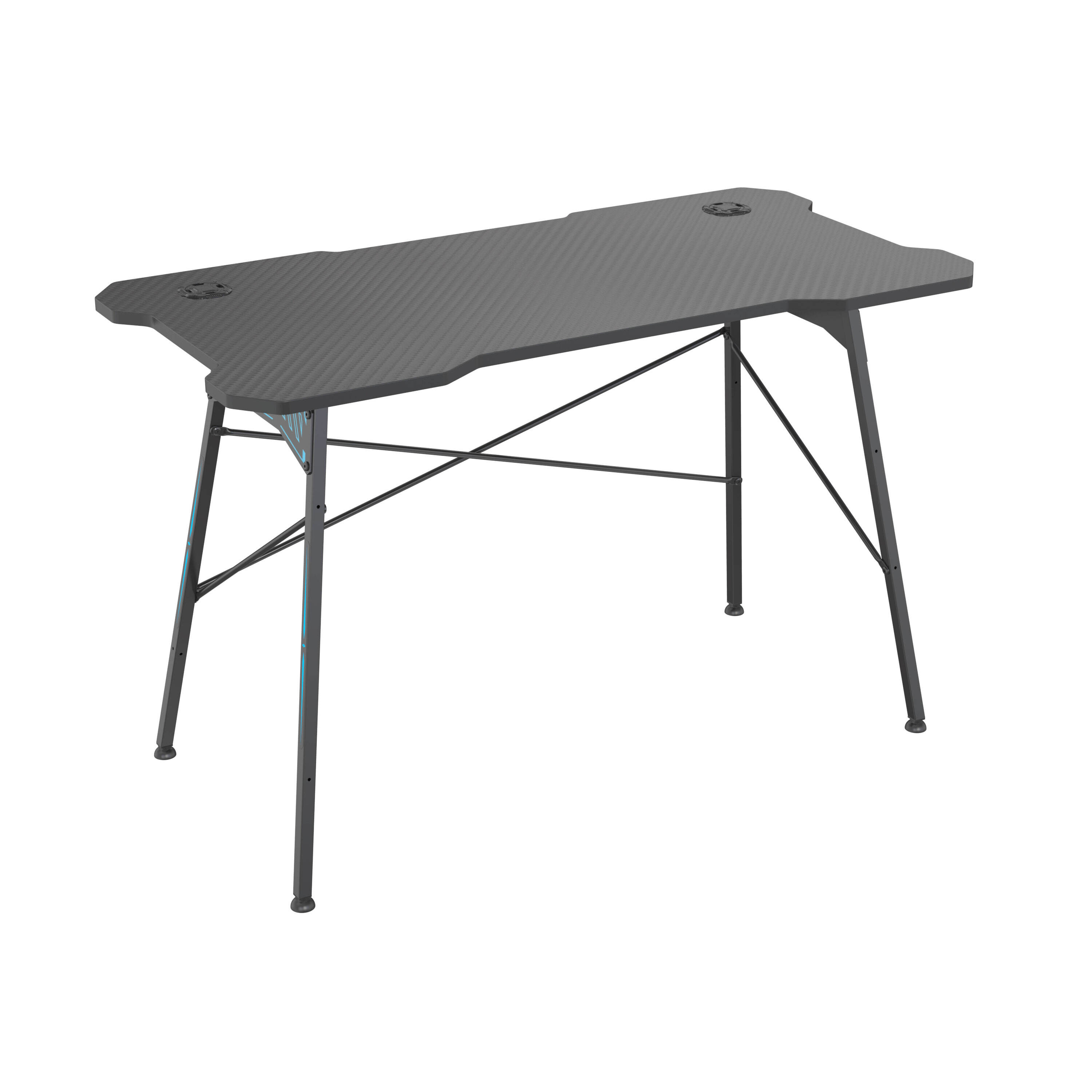 48-Inch Gaming Desk with RGB Lighting & Mouse Pad V-MOUNTS VM-GT05