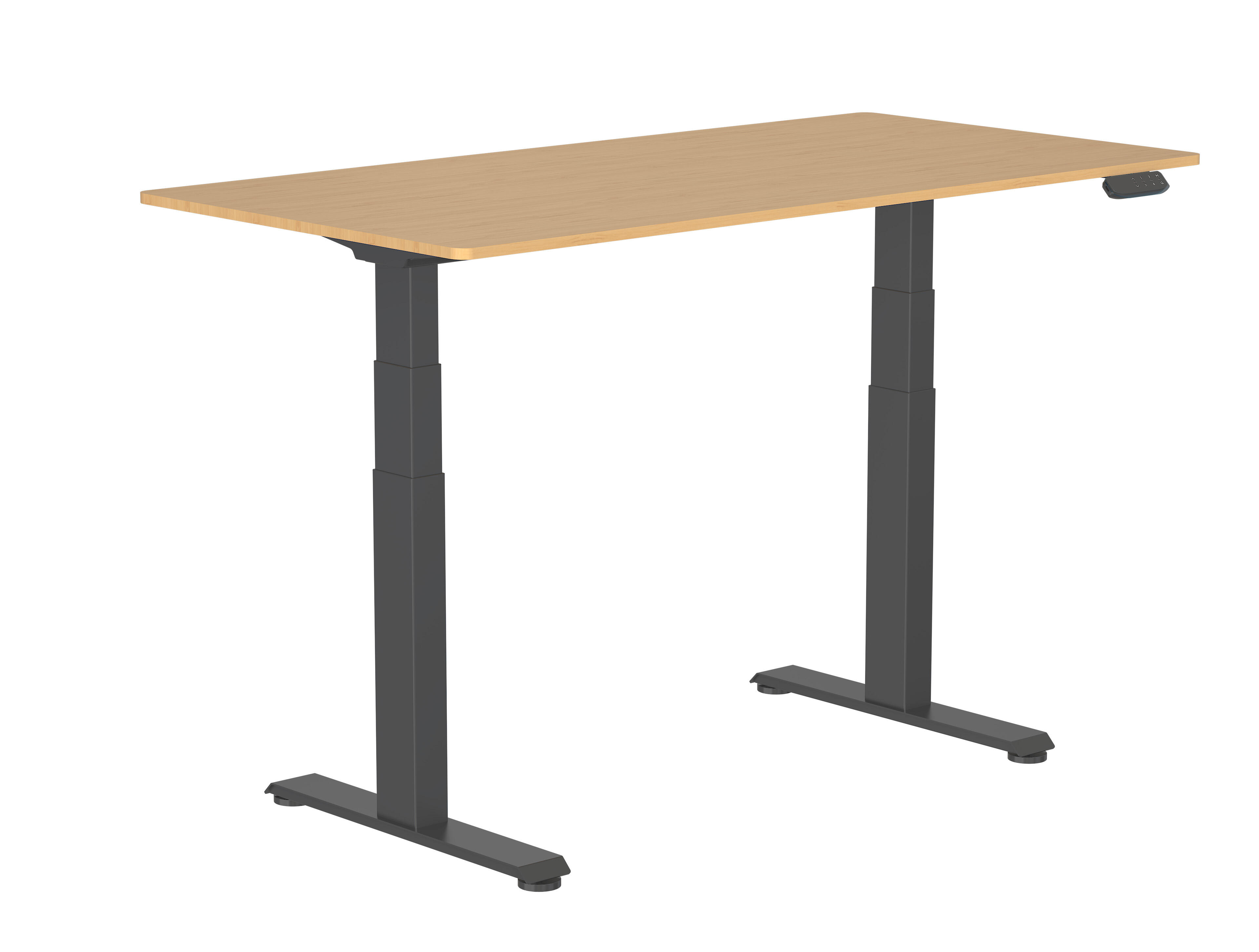 Type-Cポートとメモリコントロール付きブラシレスデュアルモーター式電動立ち作業机 - V-MOUNTS JSD2BLM-02-3-Z