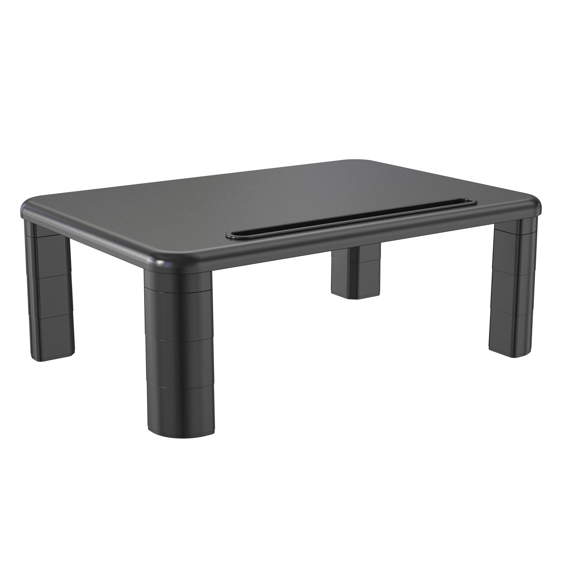 Support surélevé pour ordinateur portable extensible réglable avec rangement intégré pour imprimante – V-MOUNTS VM-MR01