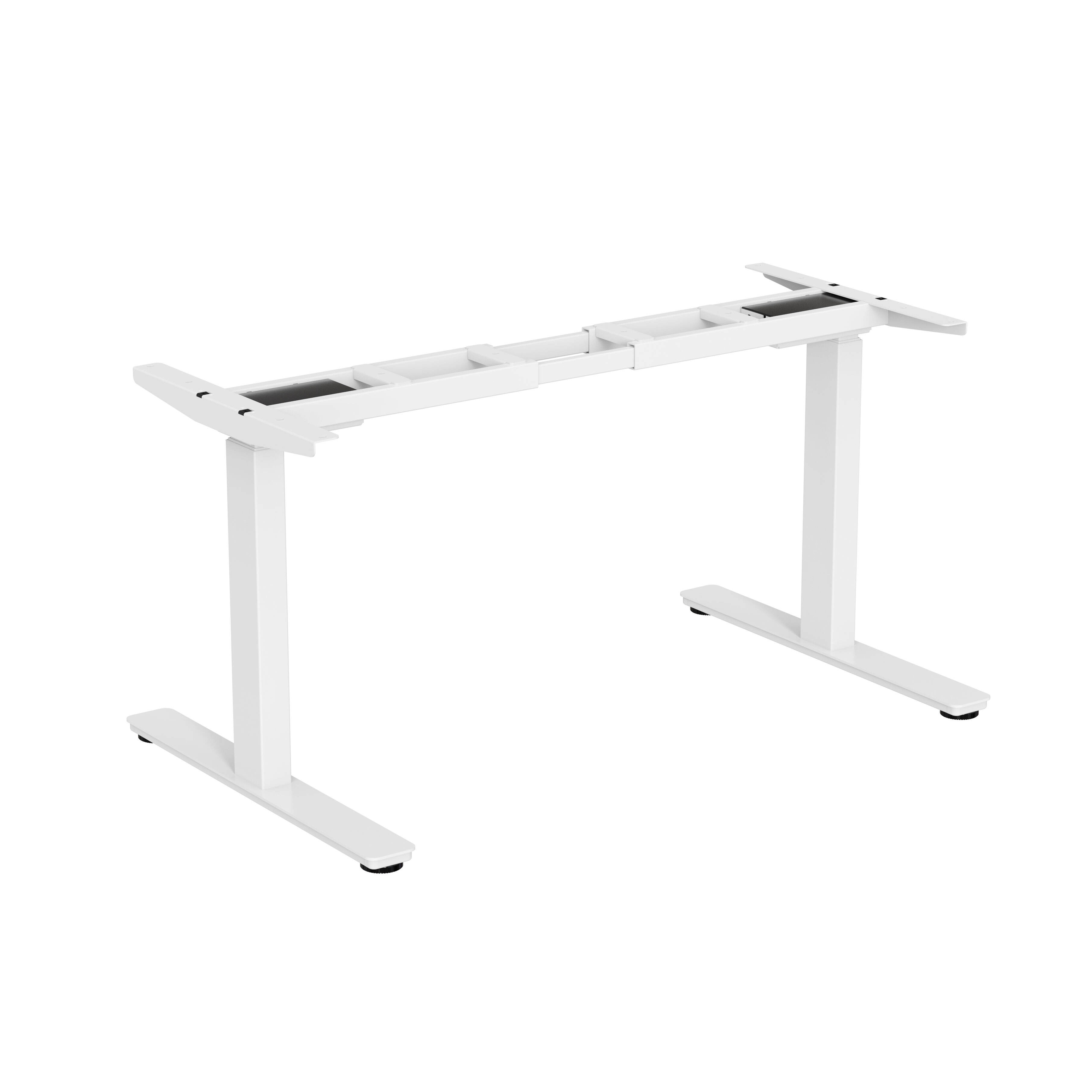 Electric Standing Desk Frame with Dual Brushless Motors, 3-Stage Adjustable Height Rectangular Column Base – V-MOUNTS  JSD2BLM-02-3-KZ