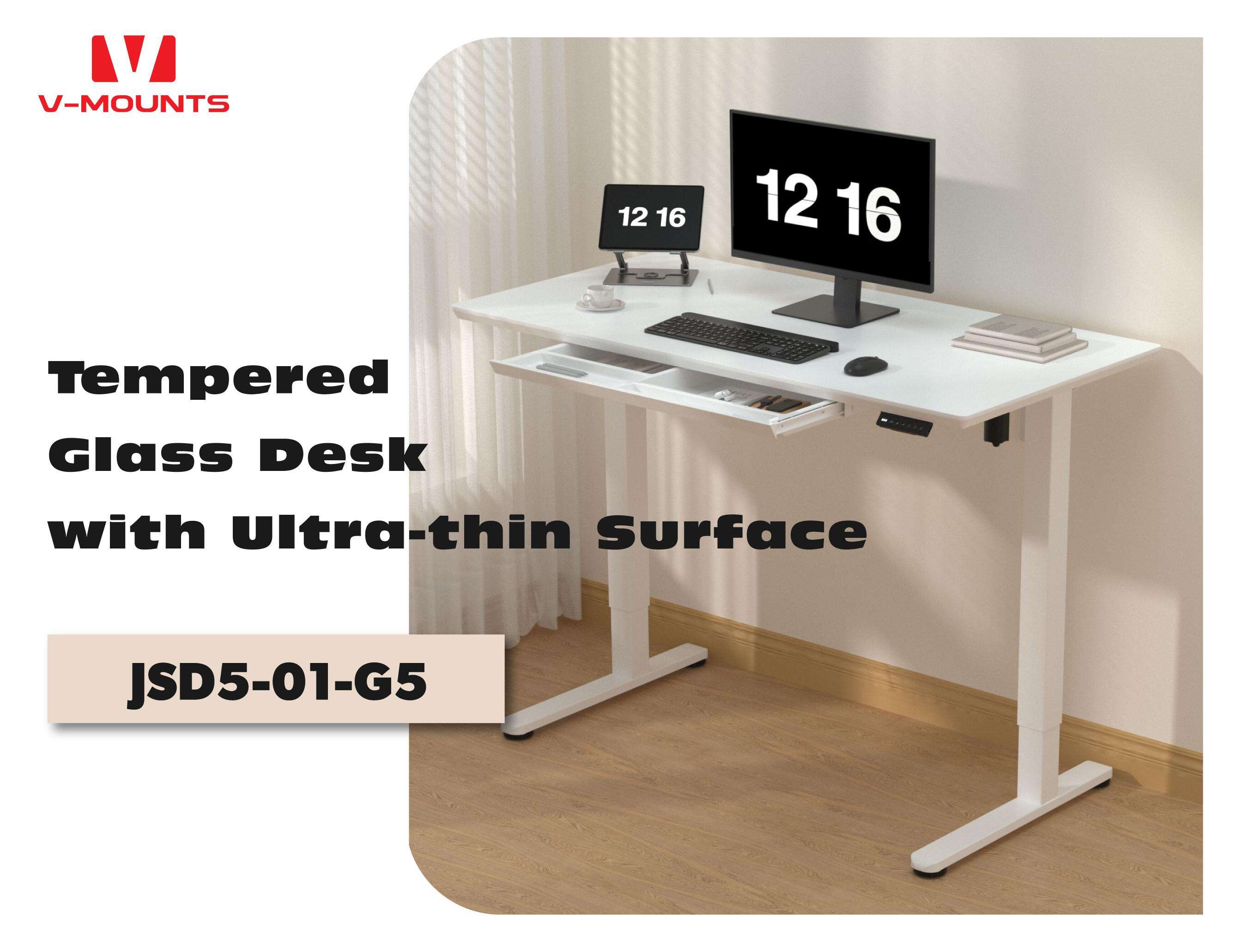 V-MOUNTS Tavoli Elettrici da Seduti a in Piedi JSD5-01-G5