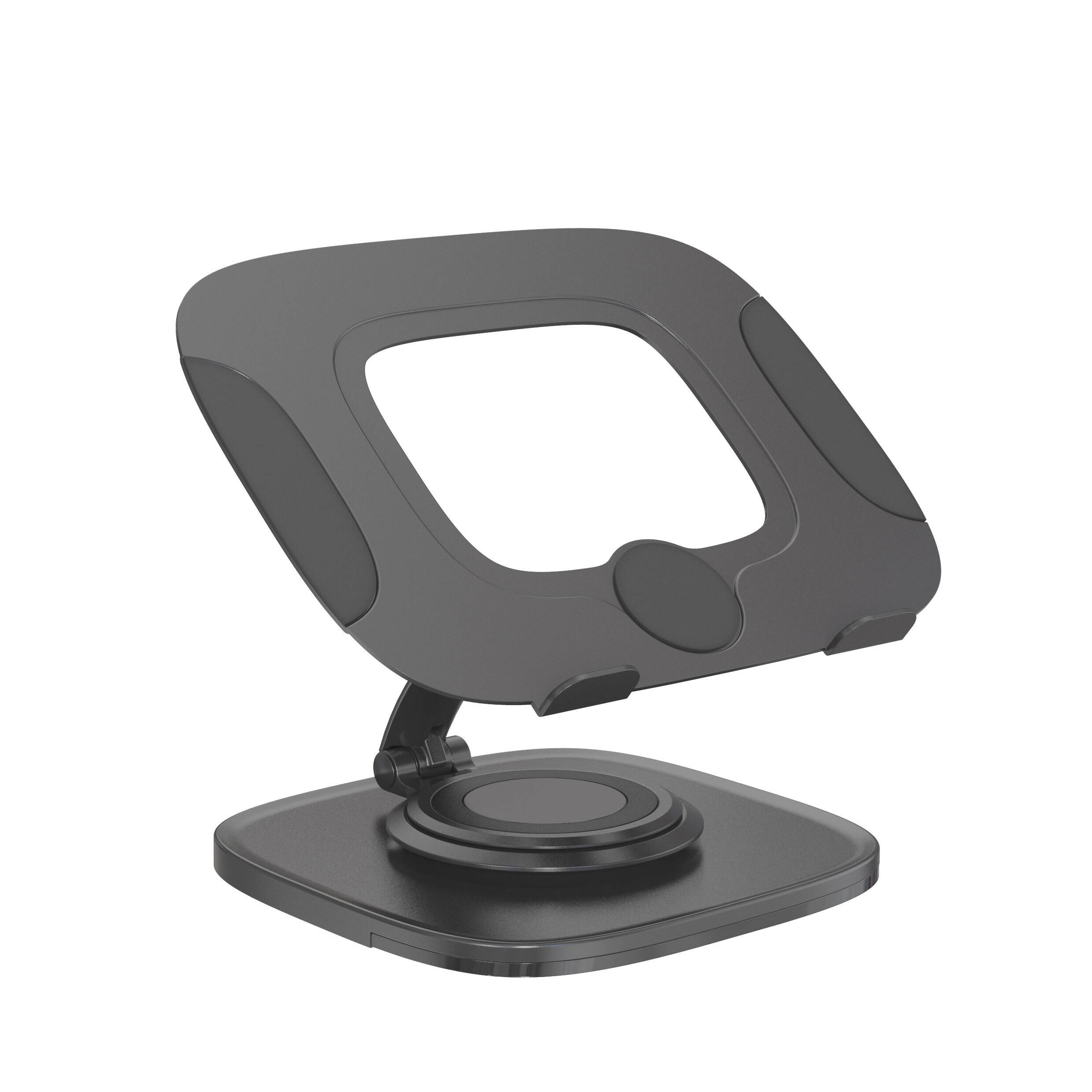 Adjustable Ergonomic Laptop Stand for Desk – Portable Metal Riser with ...