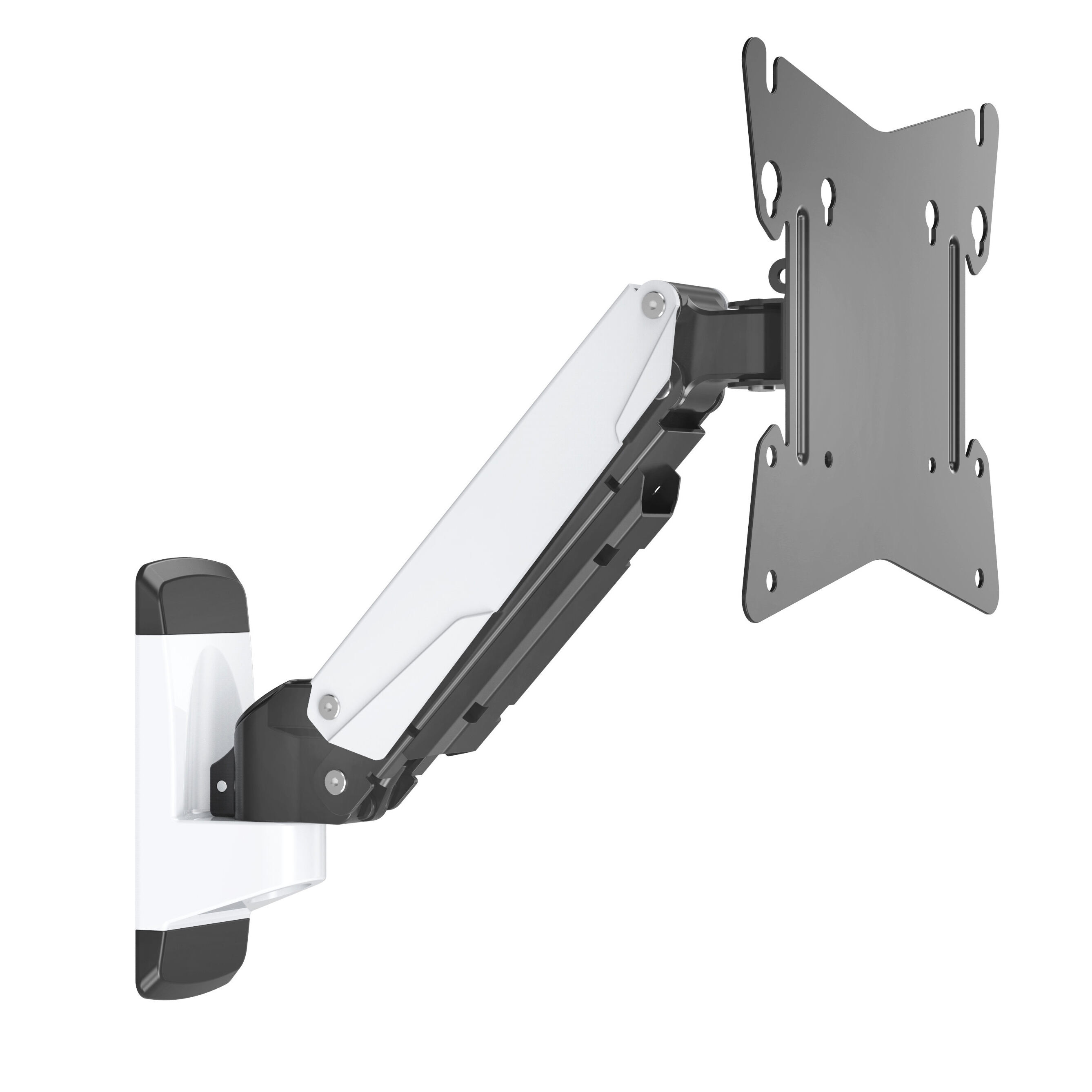 Height Adjustable Gas Spring Monitor Wall Mount for 32-42 Inch TV – V-MOUNTS VM-GST211