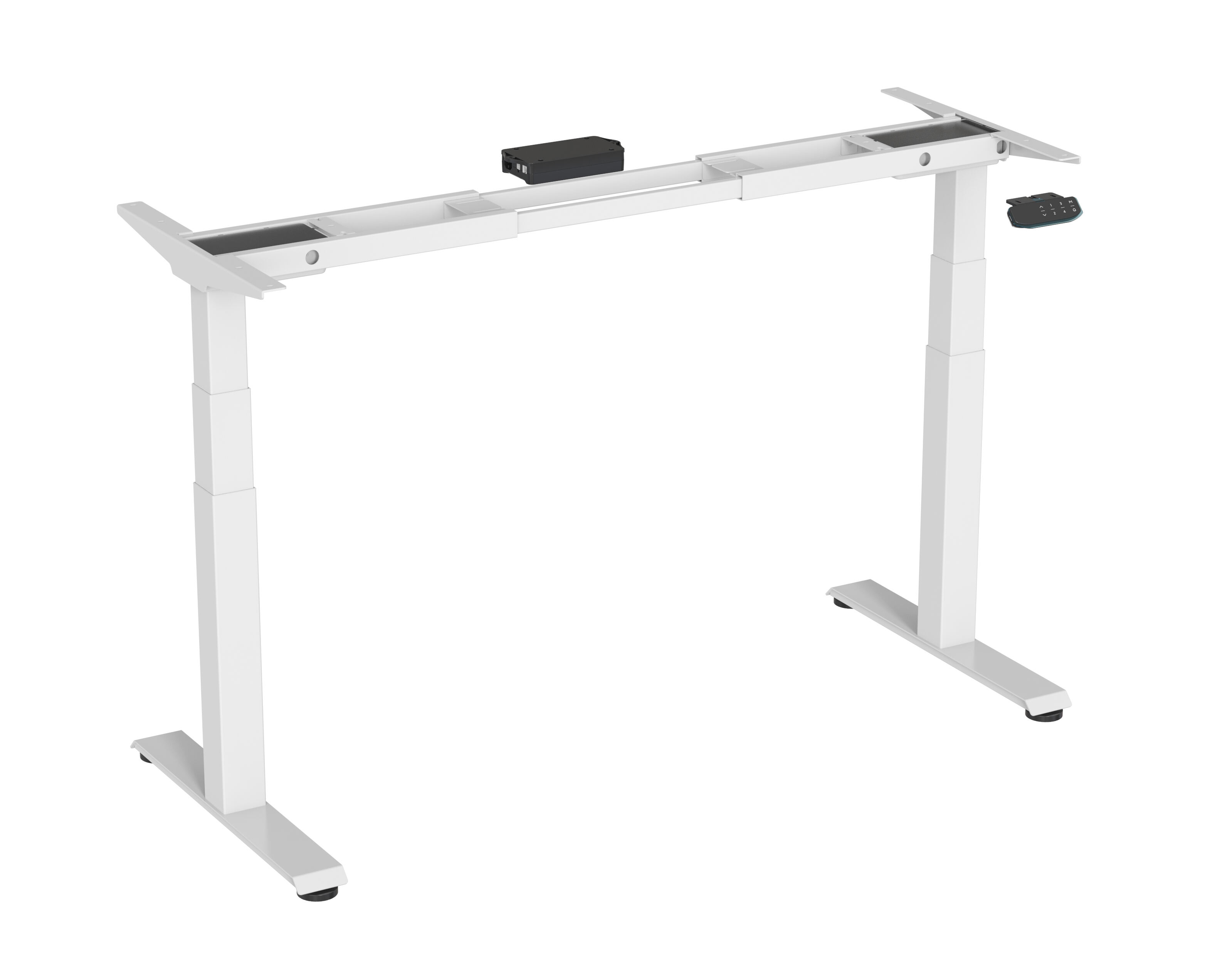 ブラシレスデュアルモーター式電動立ち作業机 3段脚付き - V-MOUNTS JSD2BLM-01-3-Z