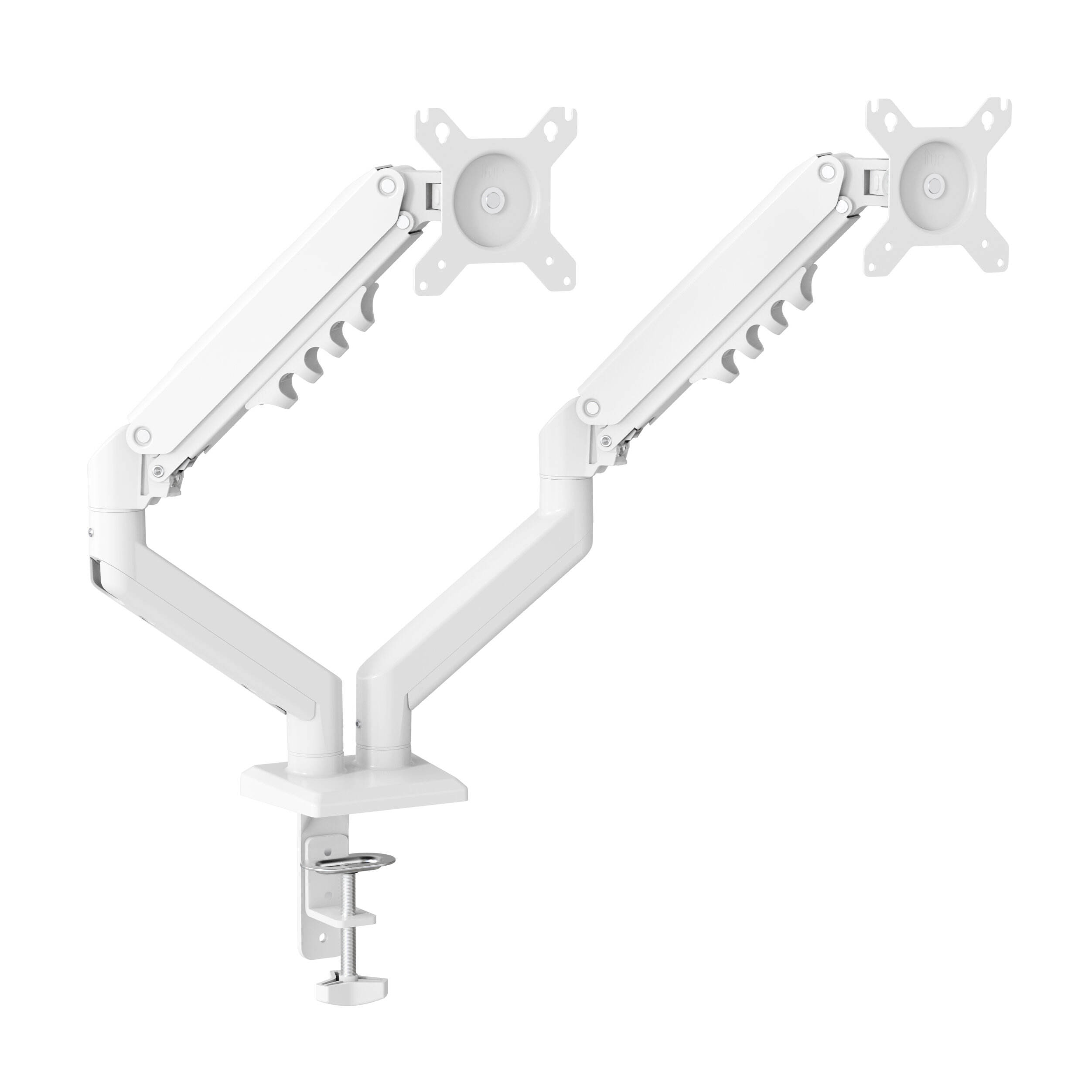 ガス圧式調整機構付きデュアルモニターアーム（15-32インチ画面対応） V-MOUNTS VM-DA106