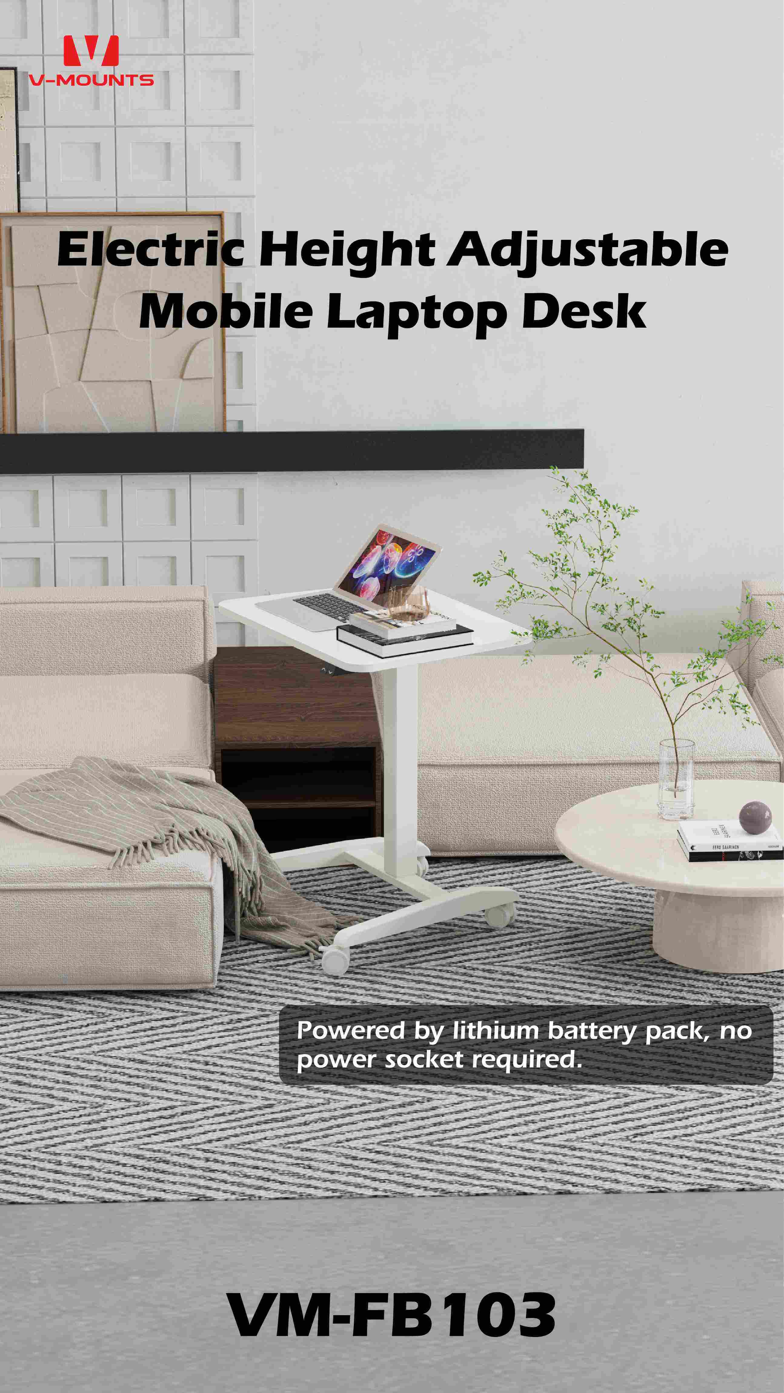 V-MOUNTS Tavoli Portatili per Laptop FB103
