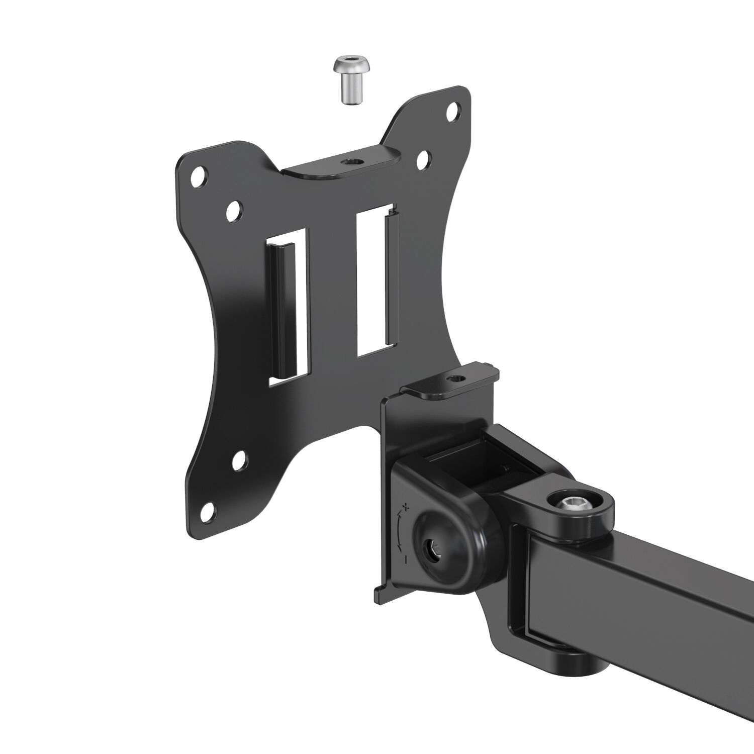 360 degree Swivel Adjustable Flexible Single Monitor Arm V-MOUNTS VM ...