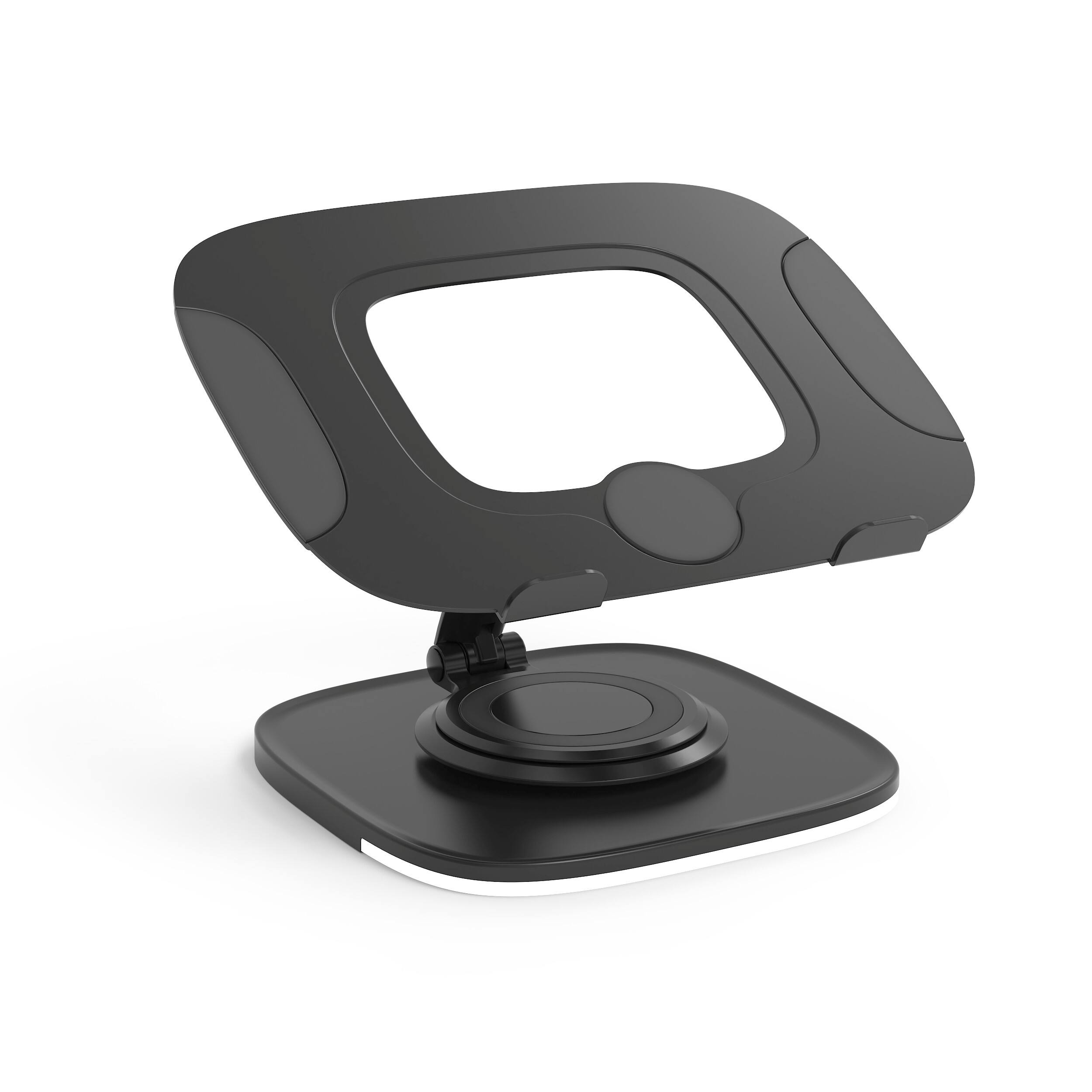 Ergonomic Adjustable Laptop Tablet Riser with Wireless Charging & Type-C Port – V-MOUNTS VM-LHA9-PRO
