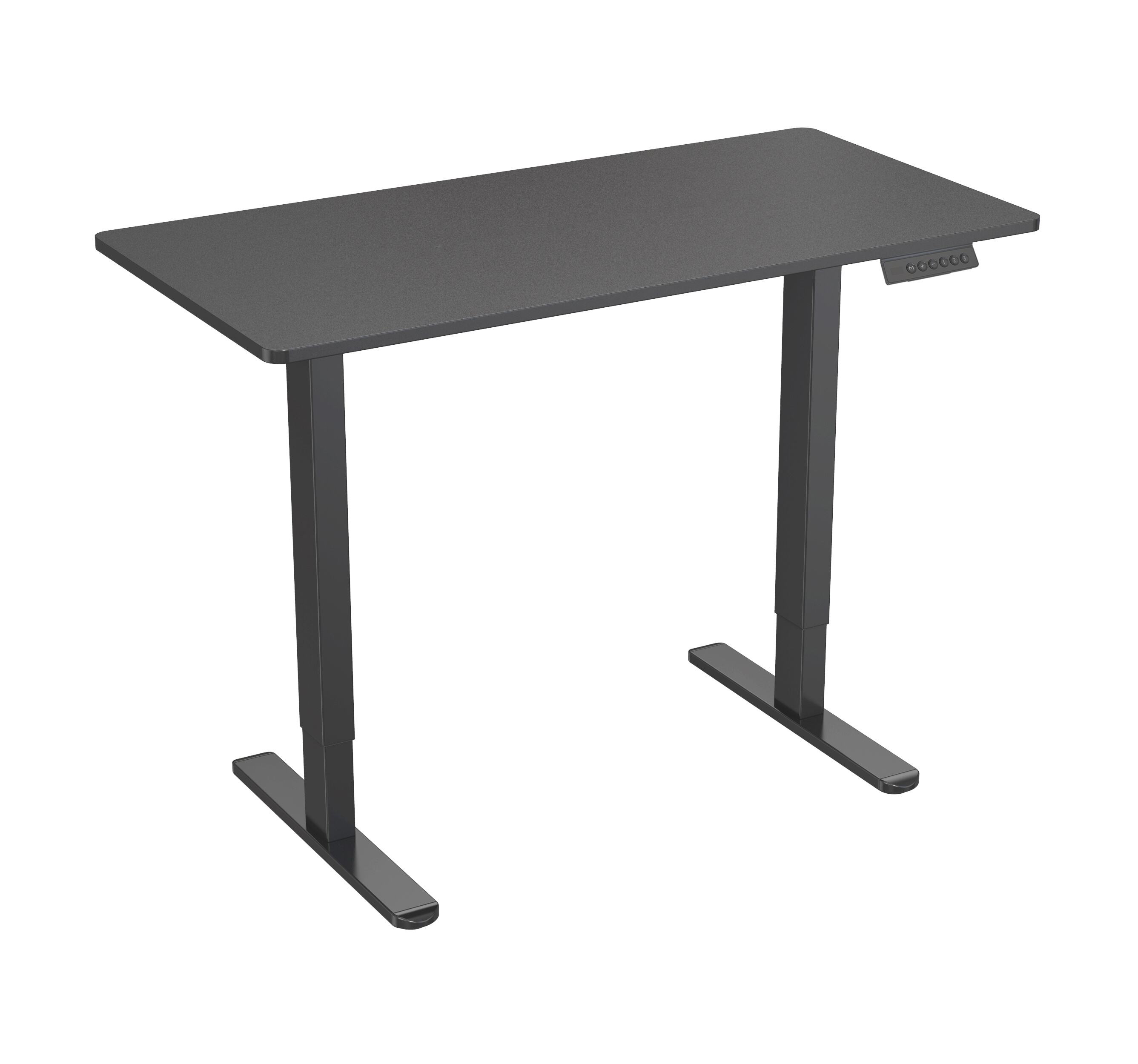 Scrivania elettrica con doppio motore, regolabile in altezza con piano unico - V-MOUNTS JSD2-02-1P