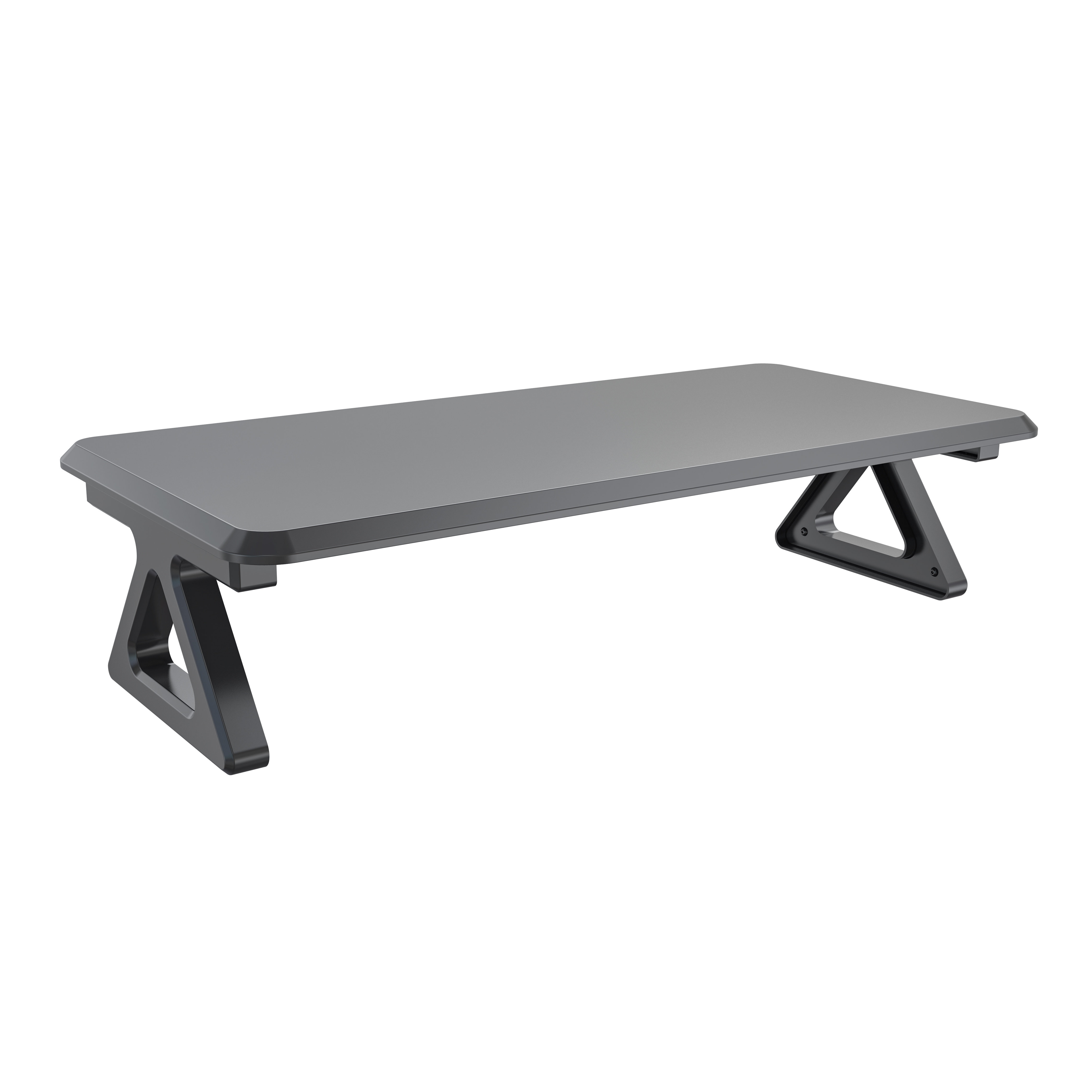 Support surélevateur ergonomique pour écran avec fixation trépied, noir – V-MOUNTS VM-MR05