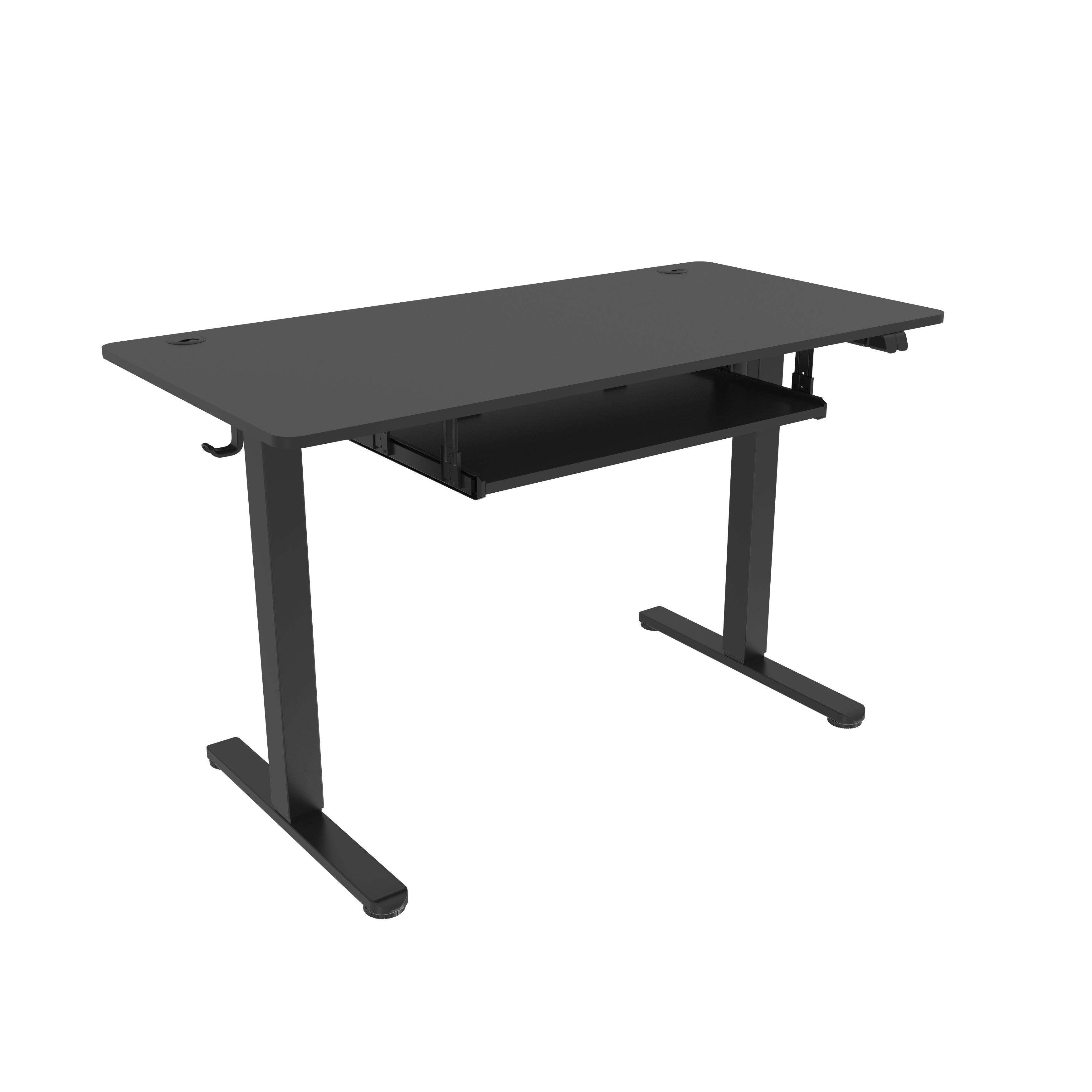 Electric Sit-Stand Desk with Pull-out Keyboard Tray – V-MOUNTS JSD5-01-2P-X