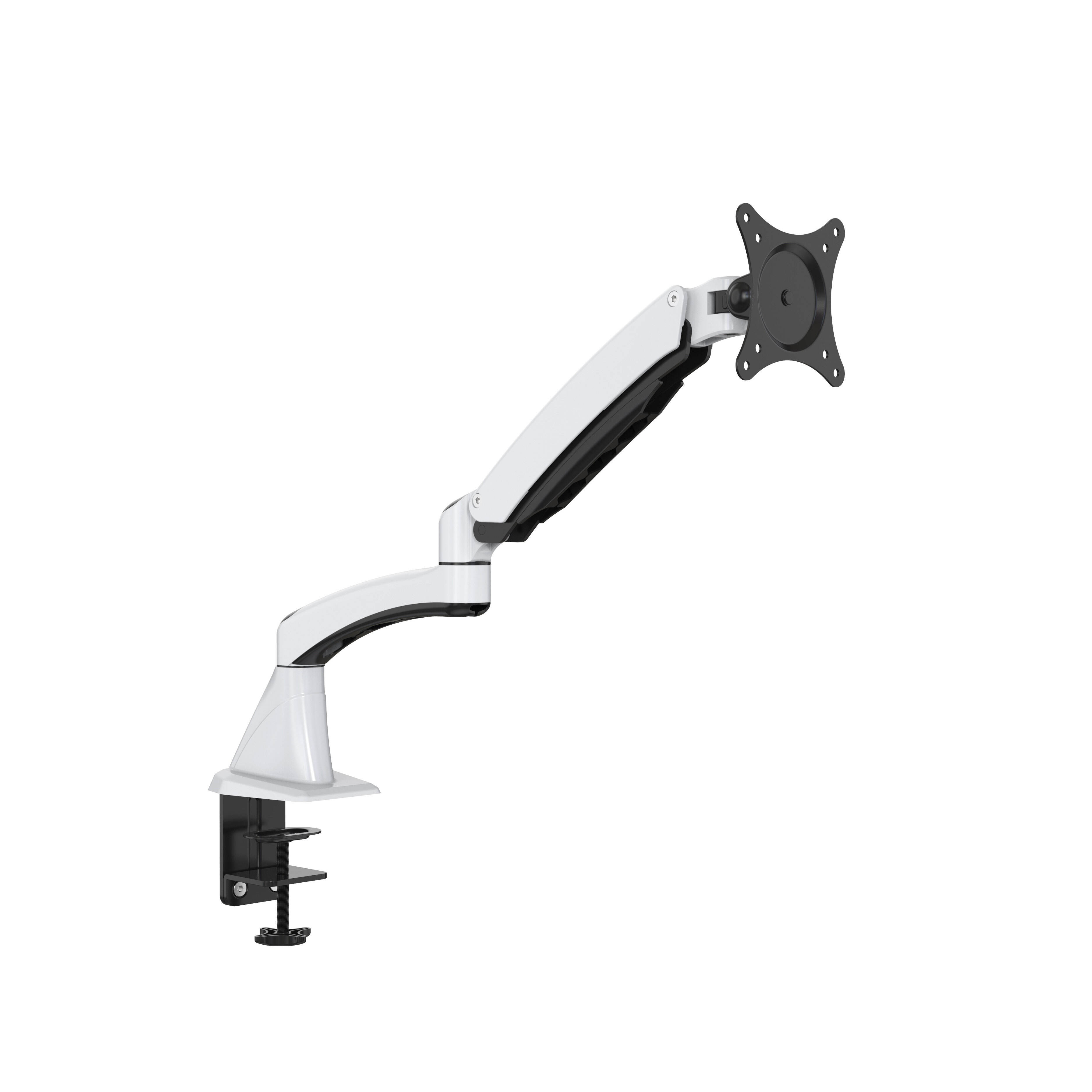 Braccio Singolo per Monitor Regolabile in Altezza con Rotazione a 360° – V-MOUNTS VM-DS112F