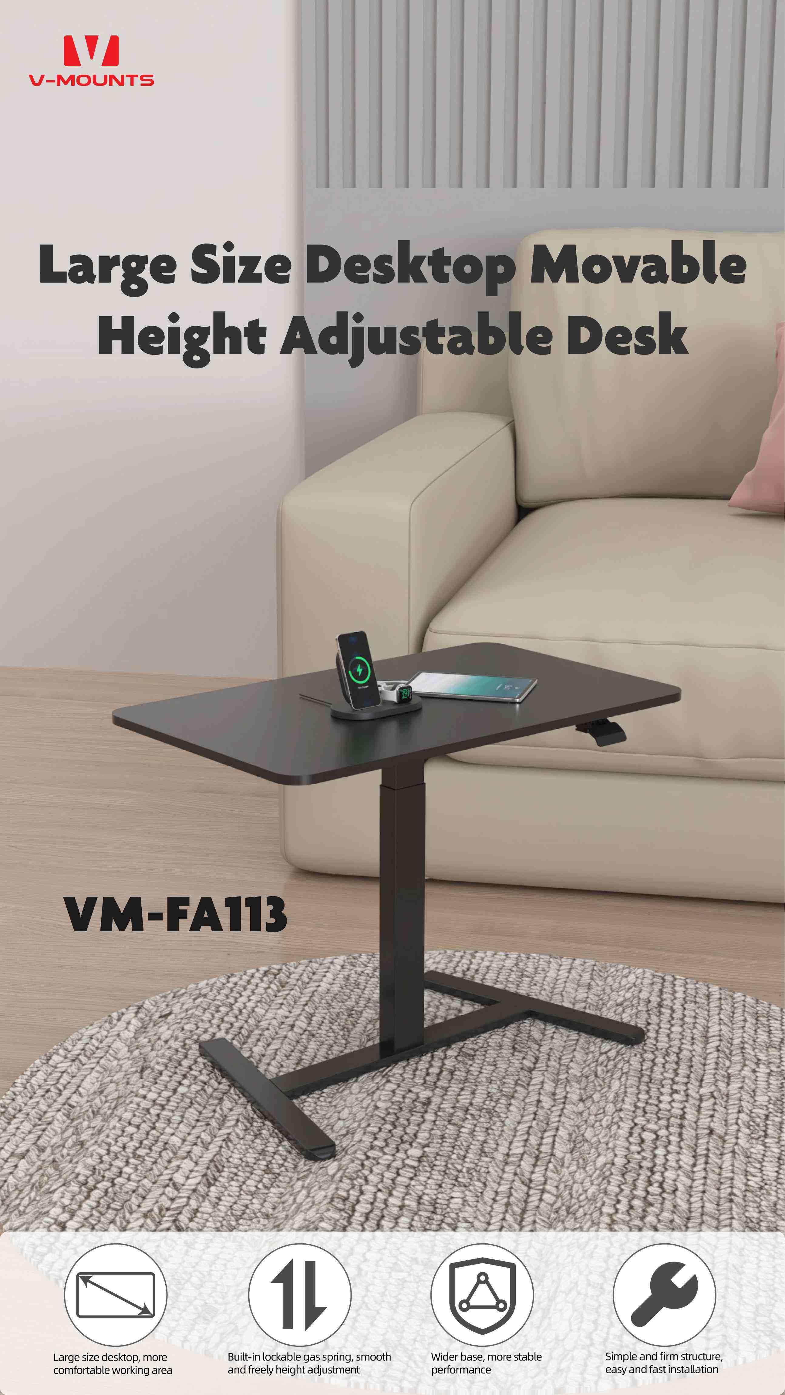 V-MOUNTS Tavoli Portatili per Laptop FA113