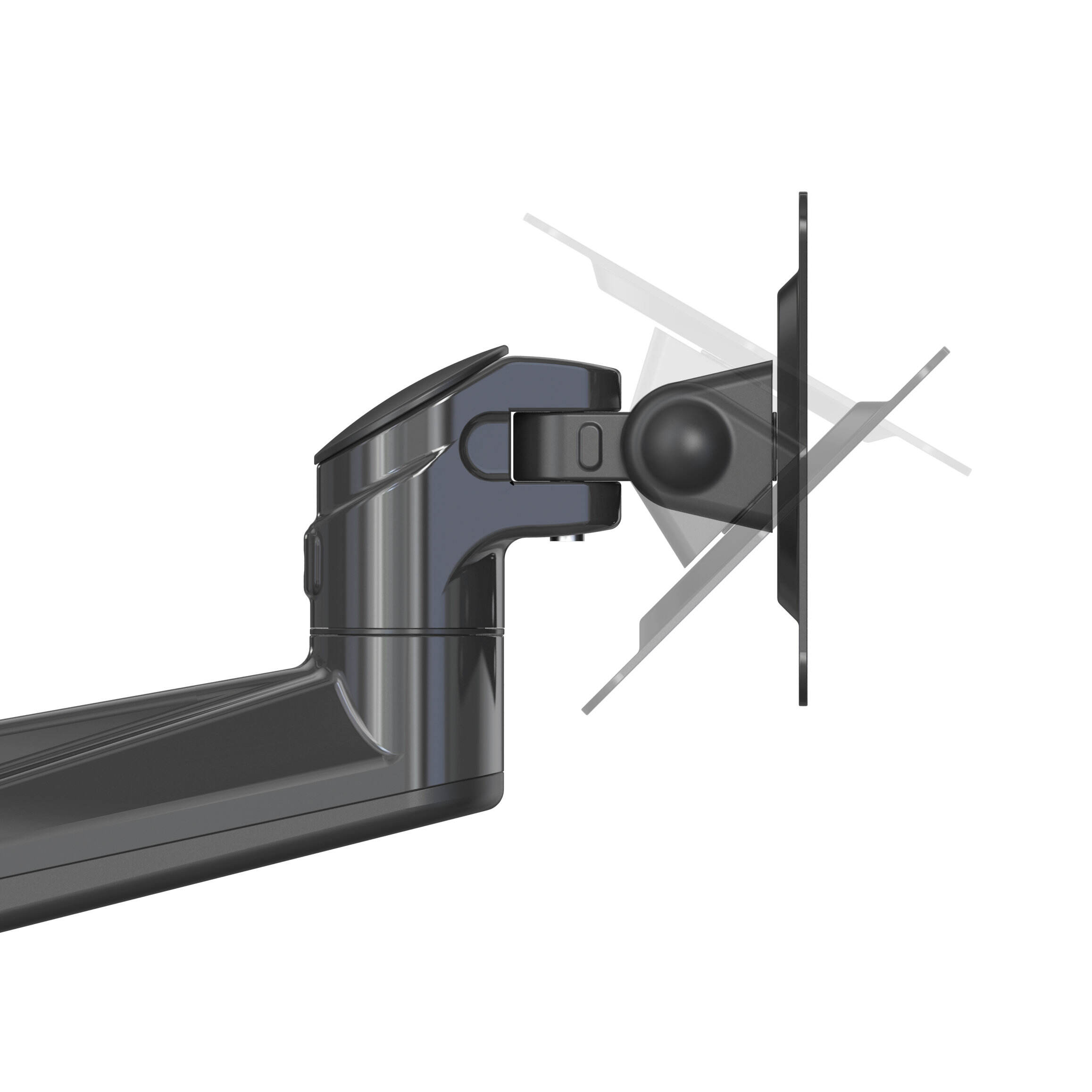 Flexible Extension Single Monitor Arm with Long Reach – V-MOUNTS VM ...