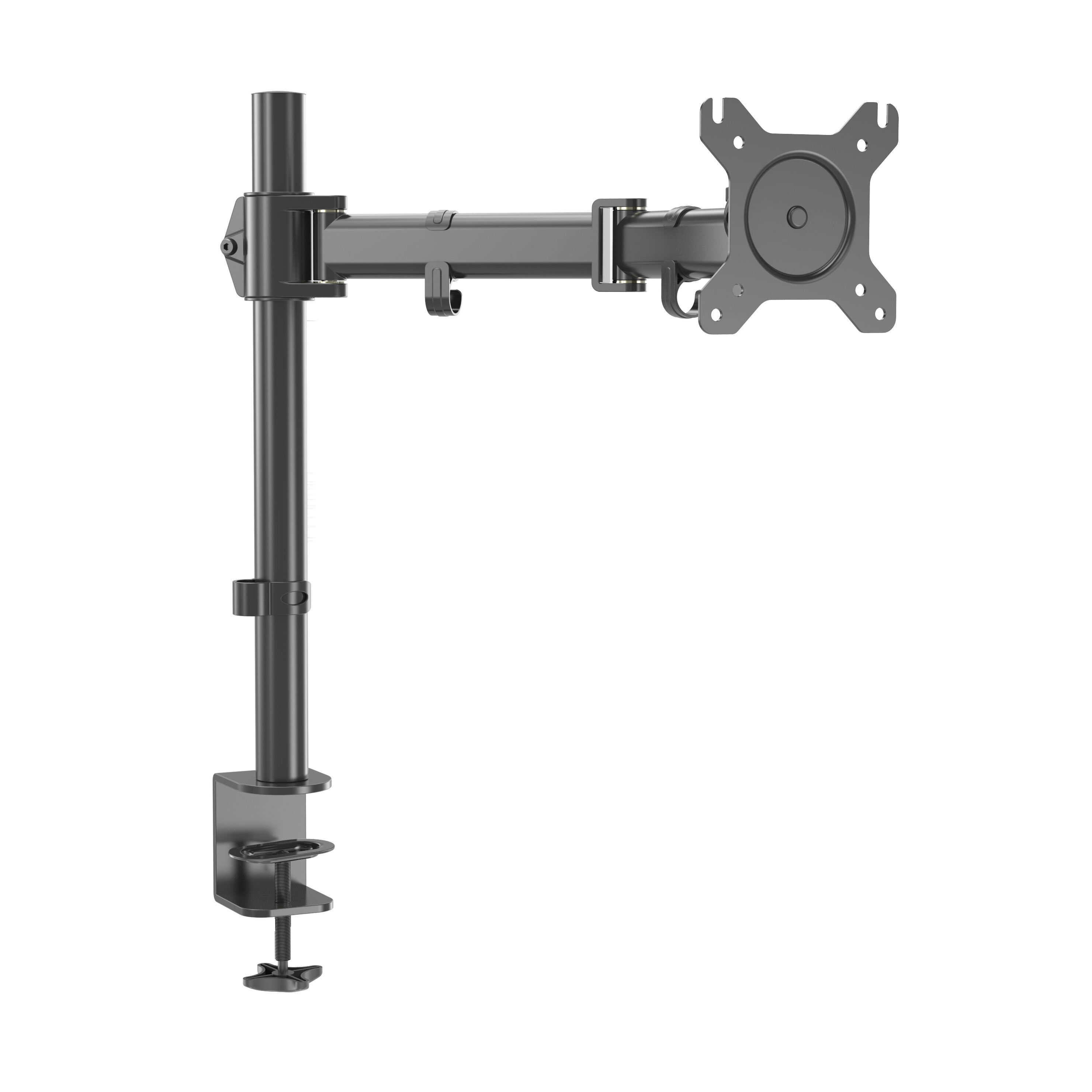 Eenvoudig te installeren monitorklem voor één scherm | Volledig instelbare buretomhulsel V-MOUNTS VM-D28