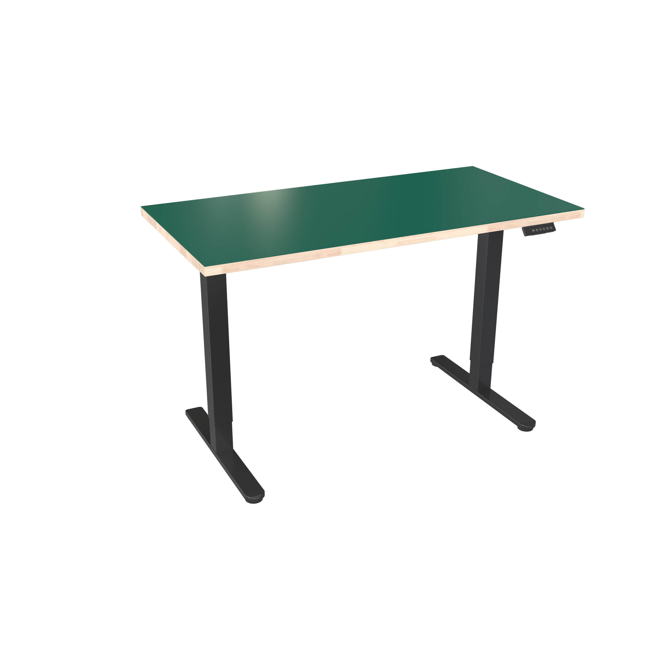 Dual Motor Electric Height Adjustable Office Desk with Square Tube Legs & Memory Control – V-MOUNTS JSD2-01-WK