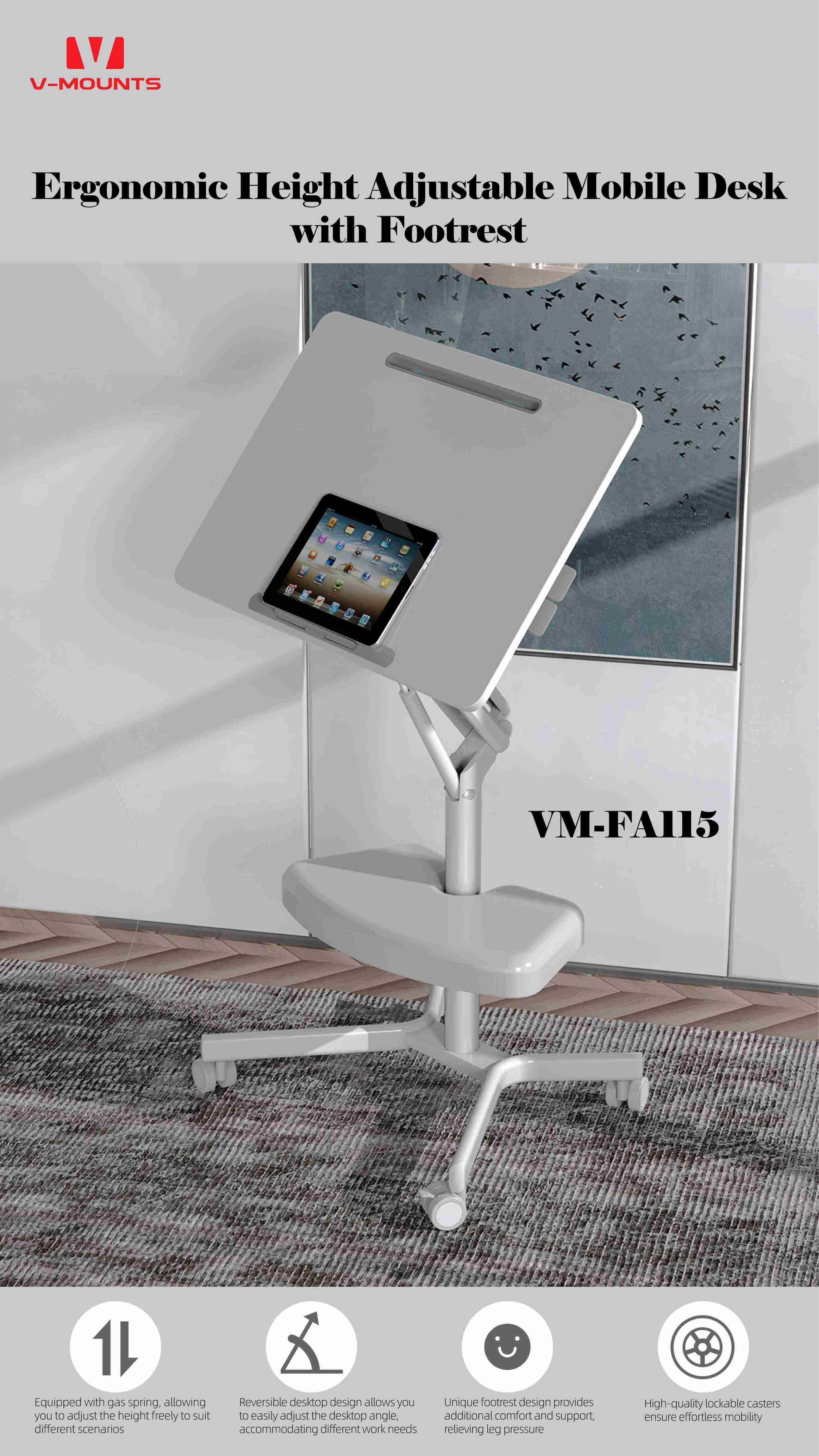 V-MOUNTS Tavoli Portatili per Laptop FA115