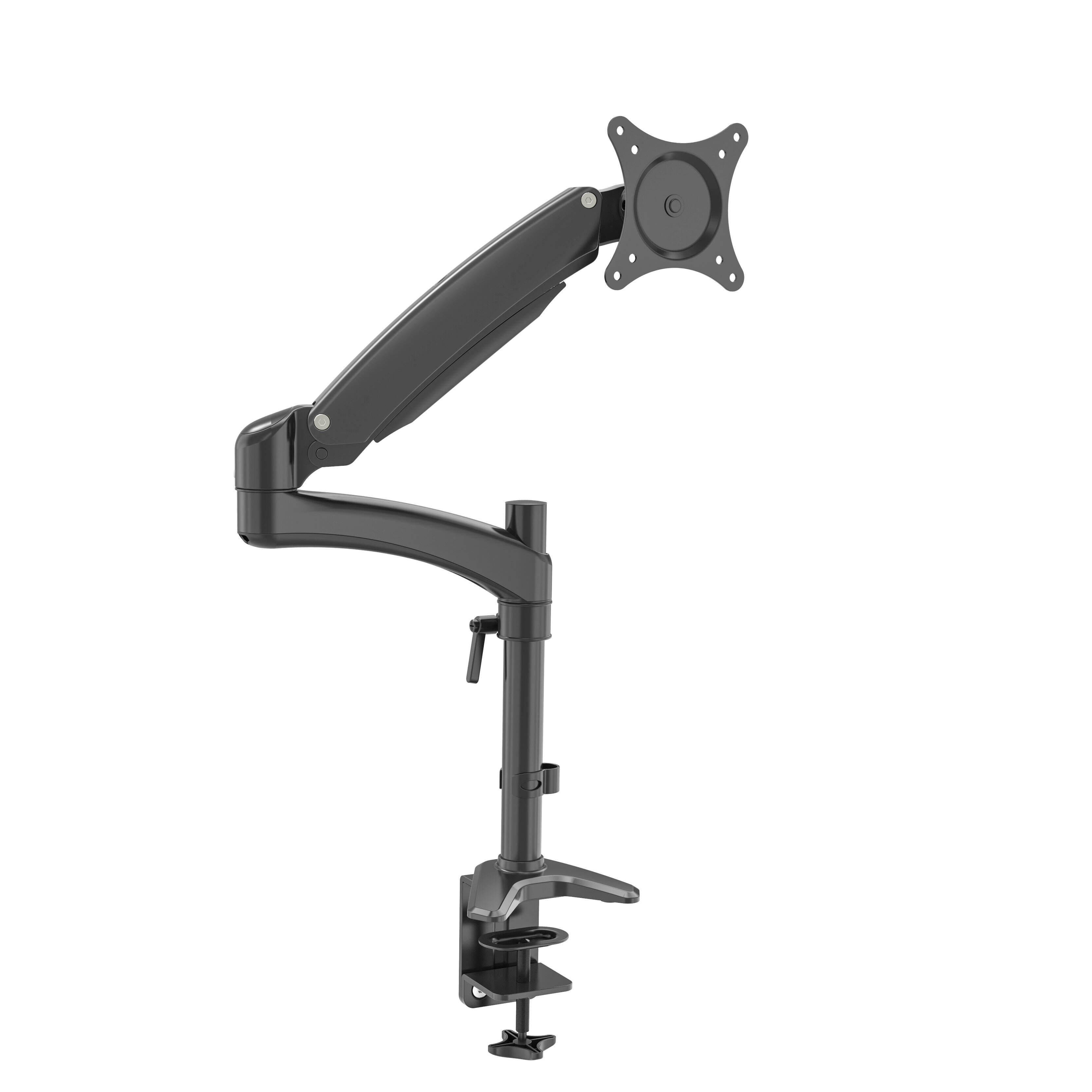 Braccio Monitor Regolabile con Molla Meccanica e Copertura in Plastica – V-MOUNTS VM-DS112D-E
