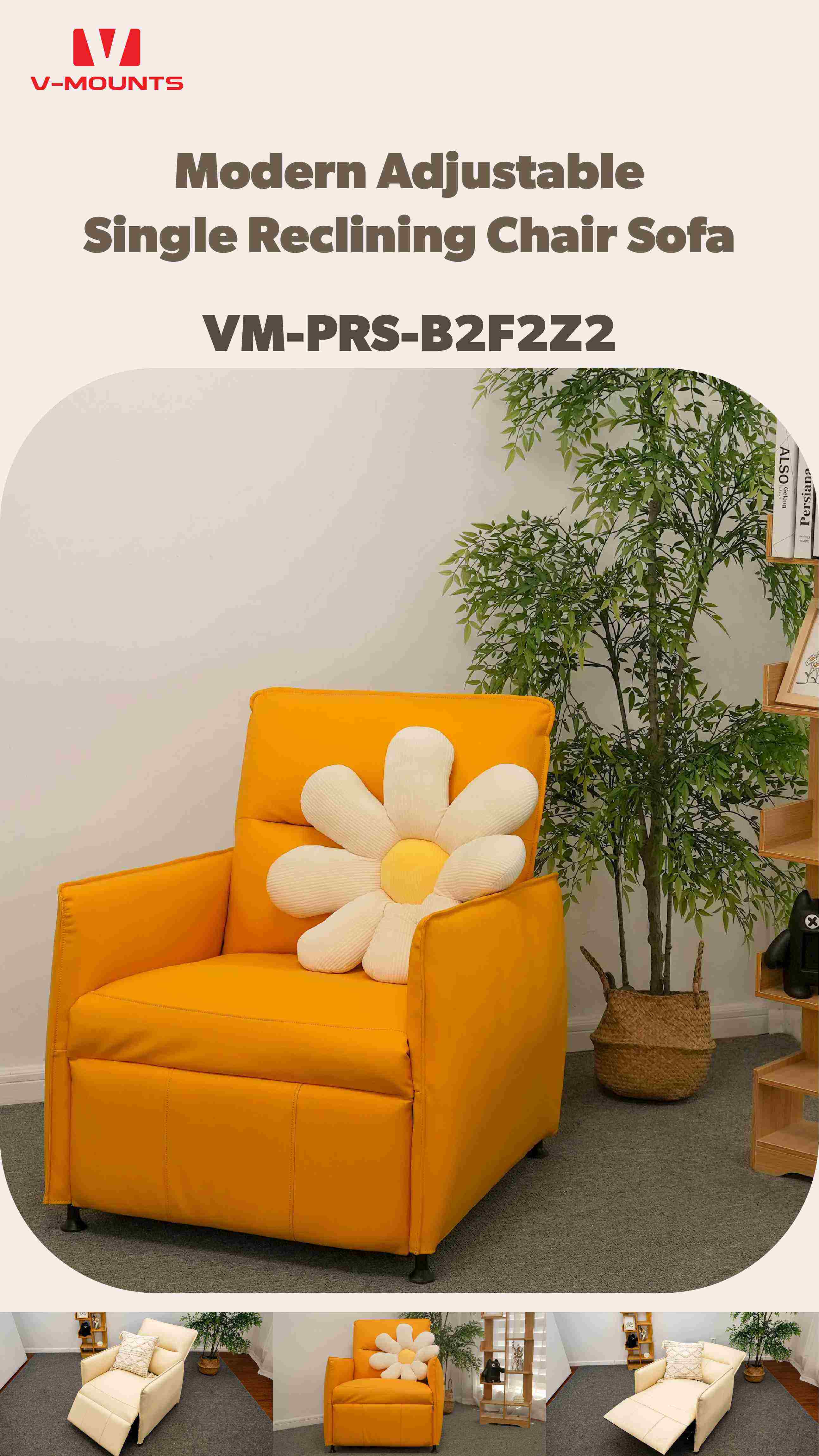 V-MOUNTS Recliner Elettrici di Base PRS-B2F2Z2