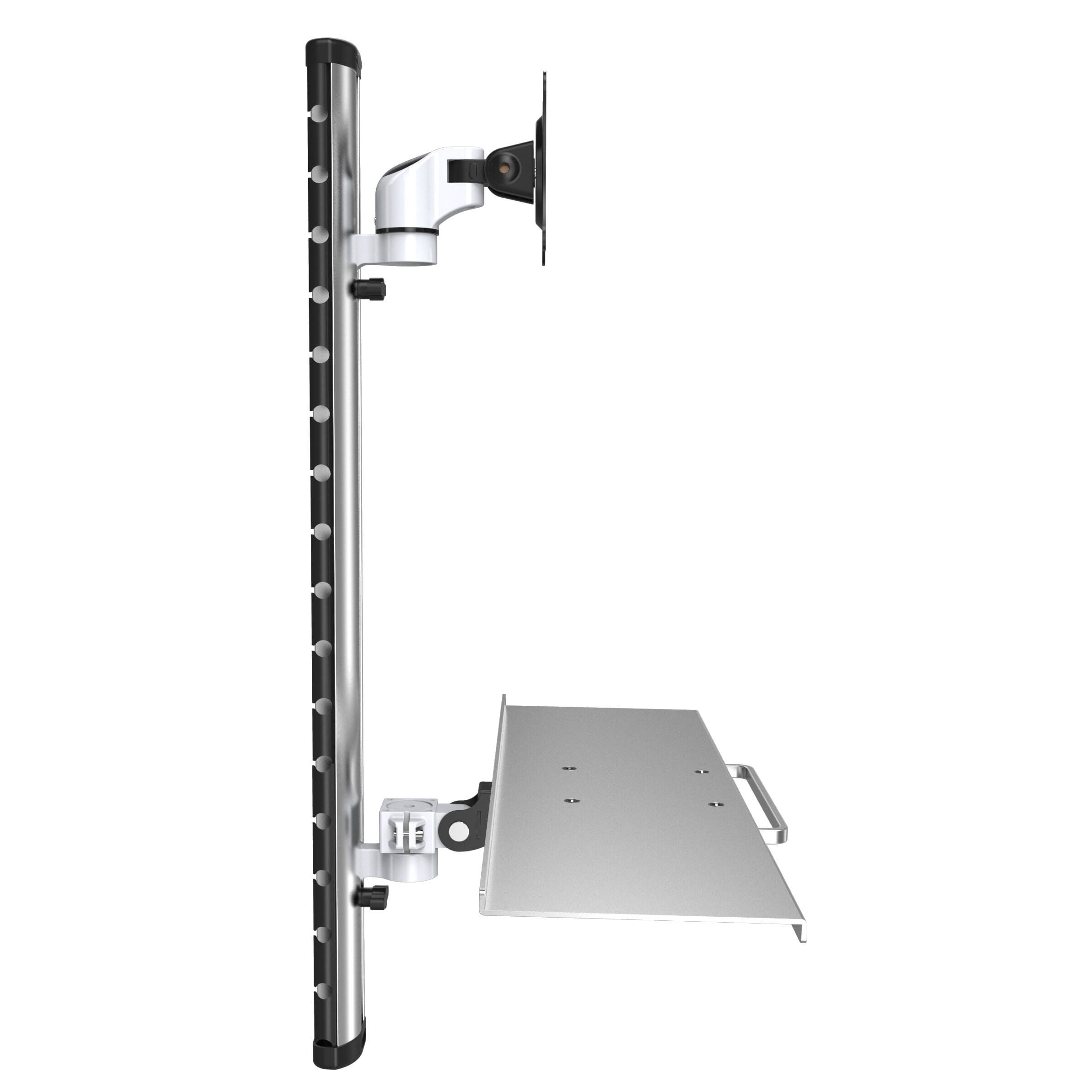 Wall Mounted Sit-Stand Desk Workstation with Monitor Arm – V-MOUNTS VM ...