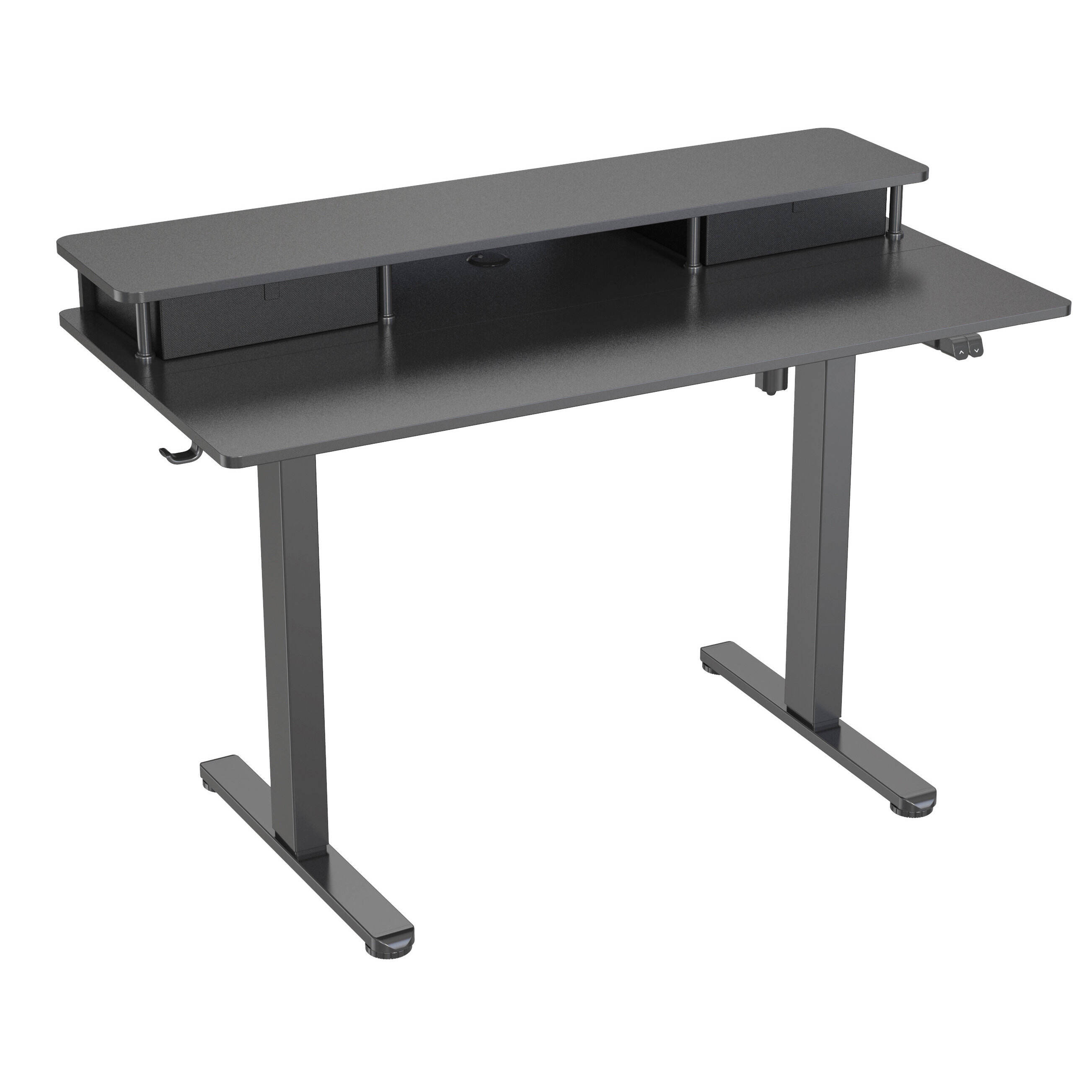 Electric Standing Desk with Dual Drawers – V-MOUNTS JSD5-01-2P-S