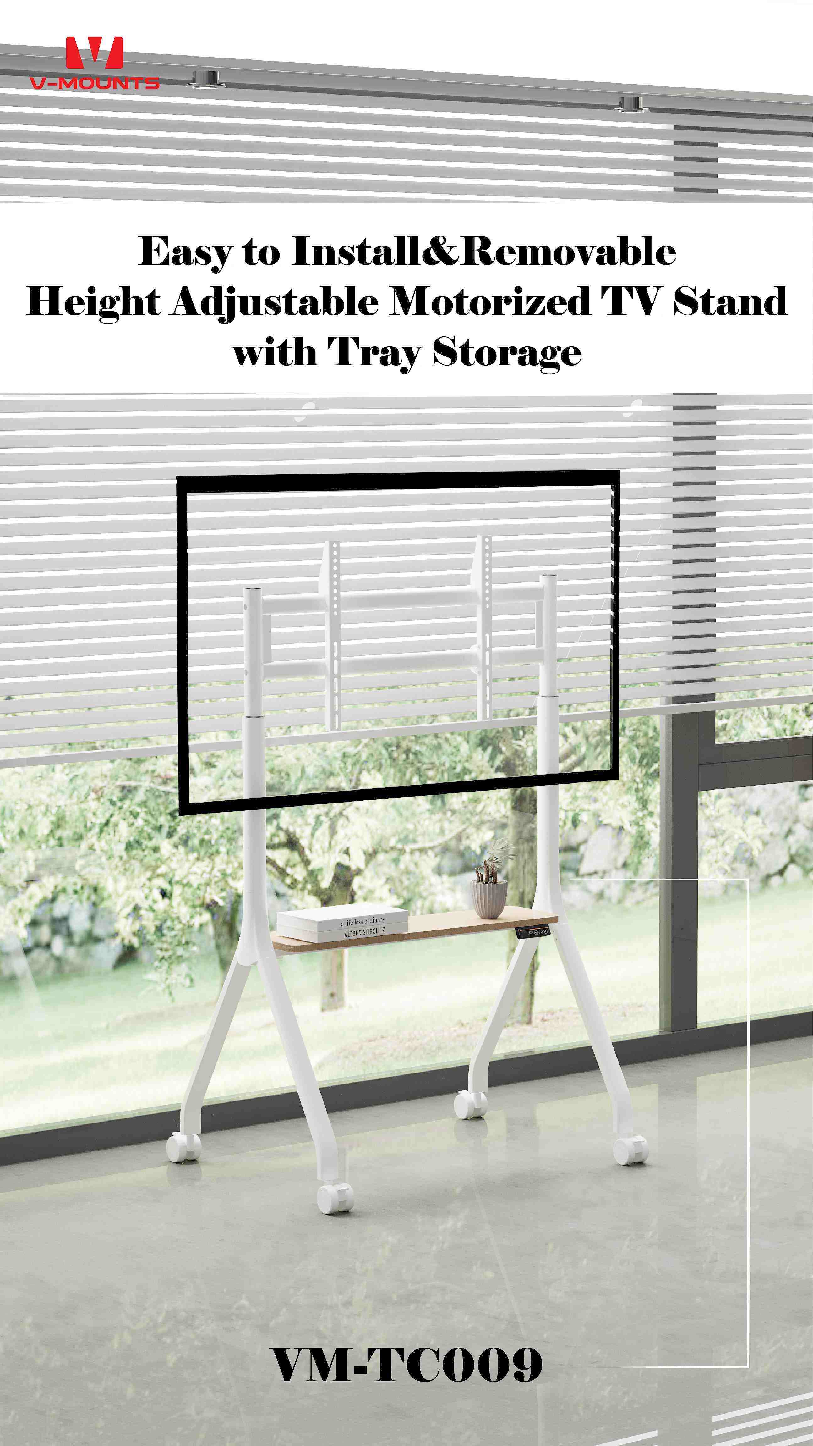 V-MOUNTS Motorized TV Lift Stands TC009