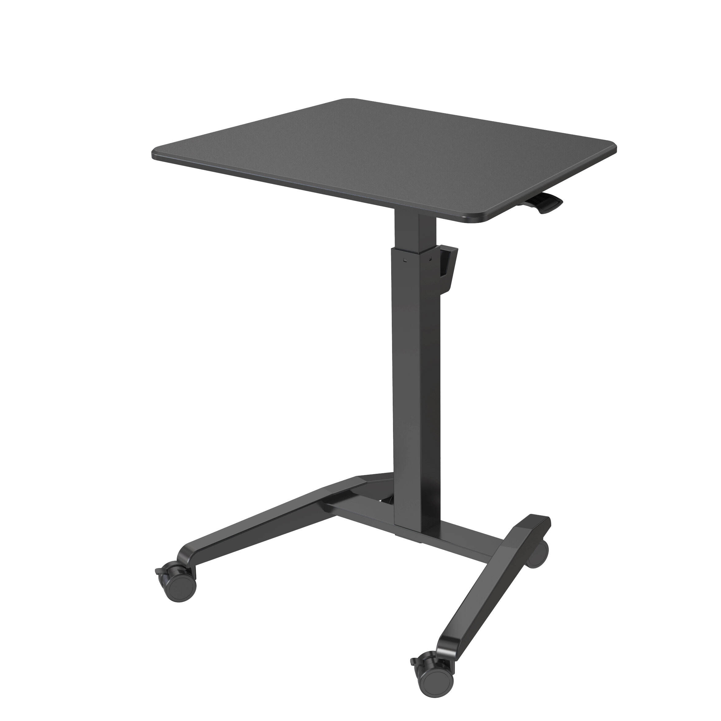 Faltbarer mobiler Laptop-Tisch mit arretierbaren Rollen und ergonomischer Höhenverstellung – VM-FDS112A
