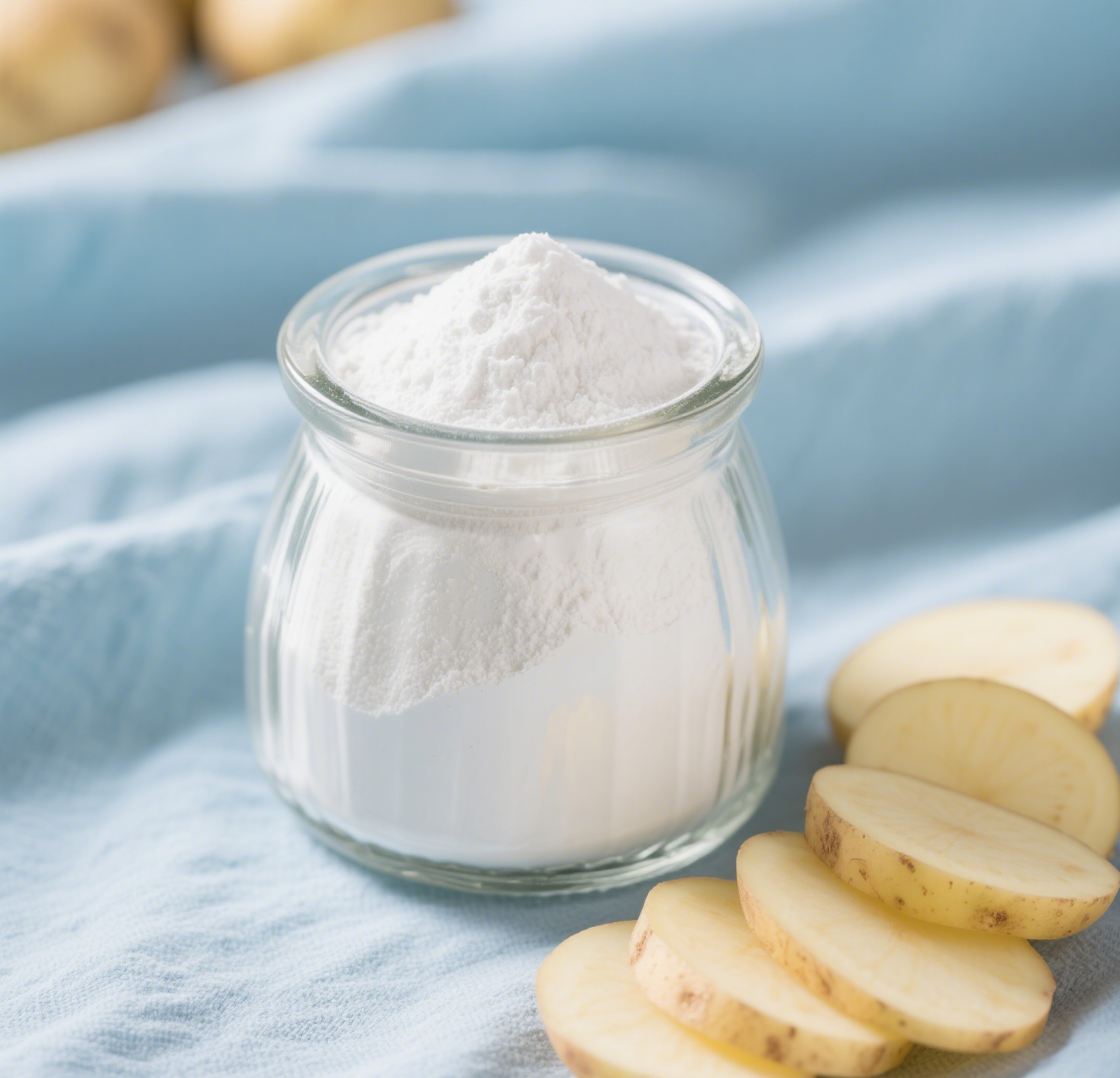 အာလူးမှုန့်ကို မုန့်ဖုတ်နှင့် သကြားလုပ်ကုန်ပစ္စည်းများတွင် မည်သို့တိုးတက်အောင် လုပ်ဆောင်နိုင်ပါသလဲ။