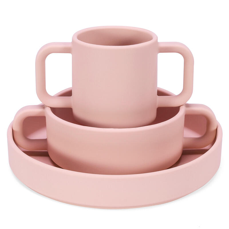 Silicone Baby Feeding Set | Baby Training Cup Bowl Plate