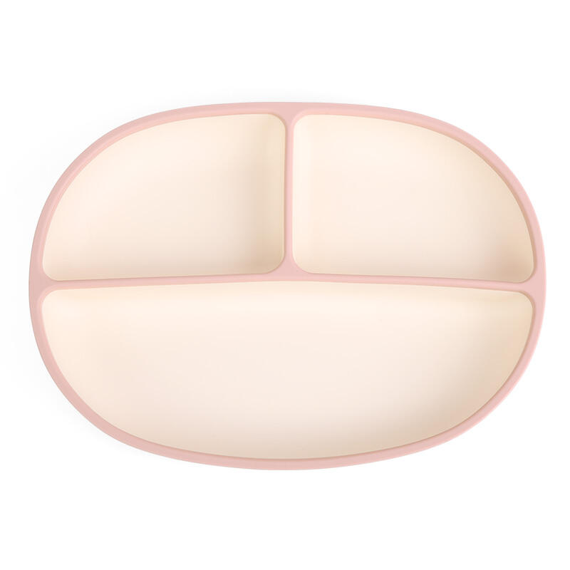 Silicone  Two Color Baby Suction  Plate