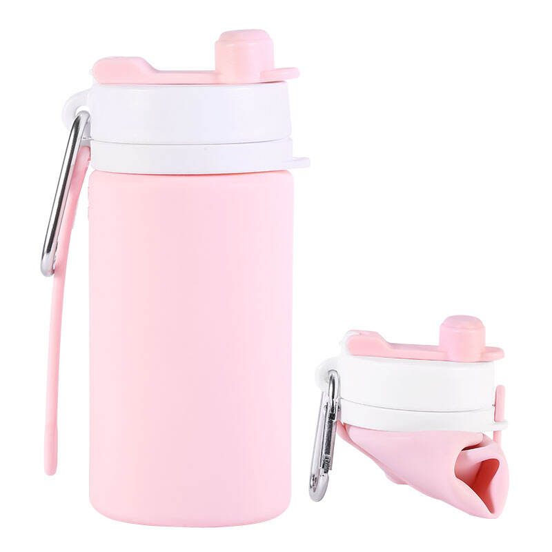 Silicone Collapsible Water Bottle For Outdoor Travel