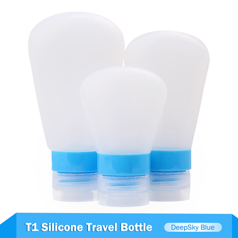  Silicone Travel Squeeze Bottle Containers  | mini tsa approved travel bottle