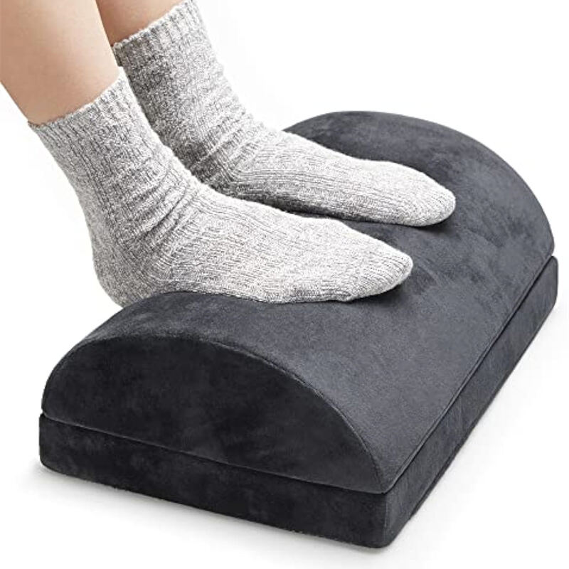 Sky Solutions Under-table footrest - memory foam, ergonomic, adjustable footrest, suitable for under-table cushion, game stool - Home Essentials