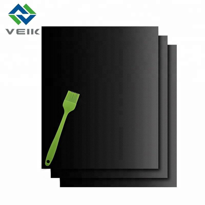 Easy Clean Nonstick Ptfe BBQ Grill Mat Reusable Heat Resistance Baking Mat