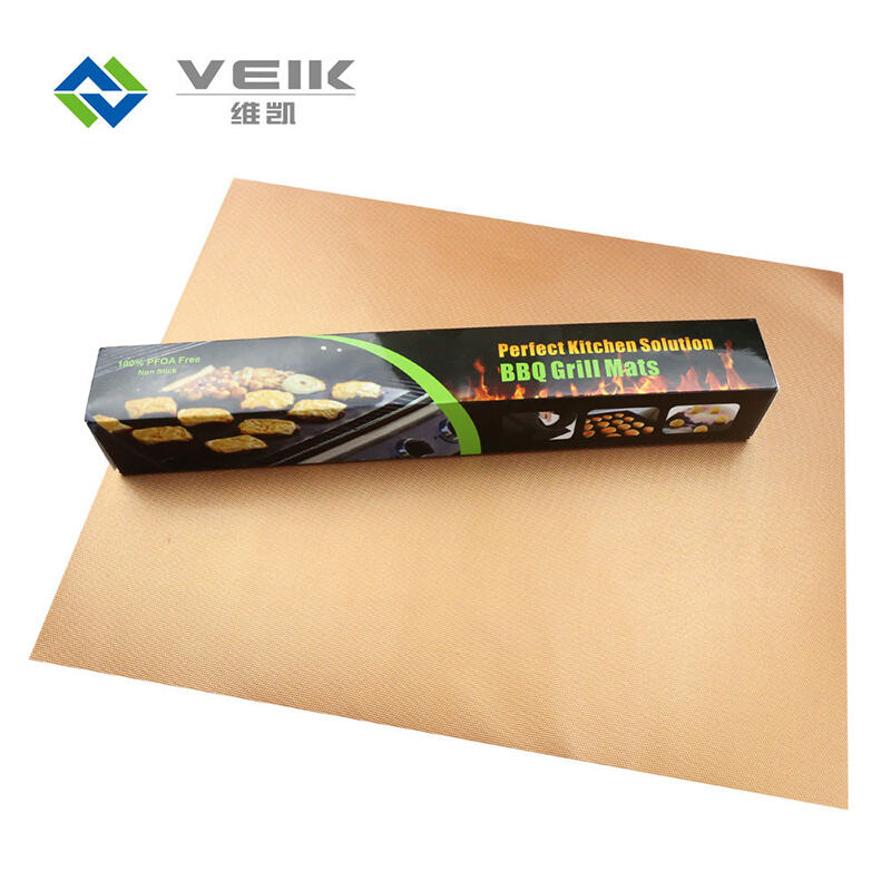 Easy Clean Nonstick Ptfe BBQ Grill Mat Reusable Heat Resistance Baking Mat