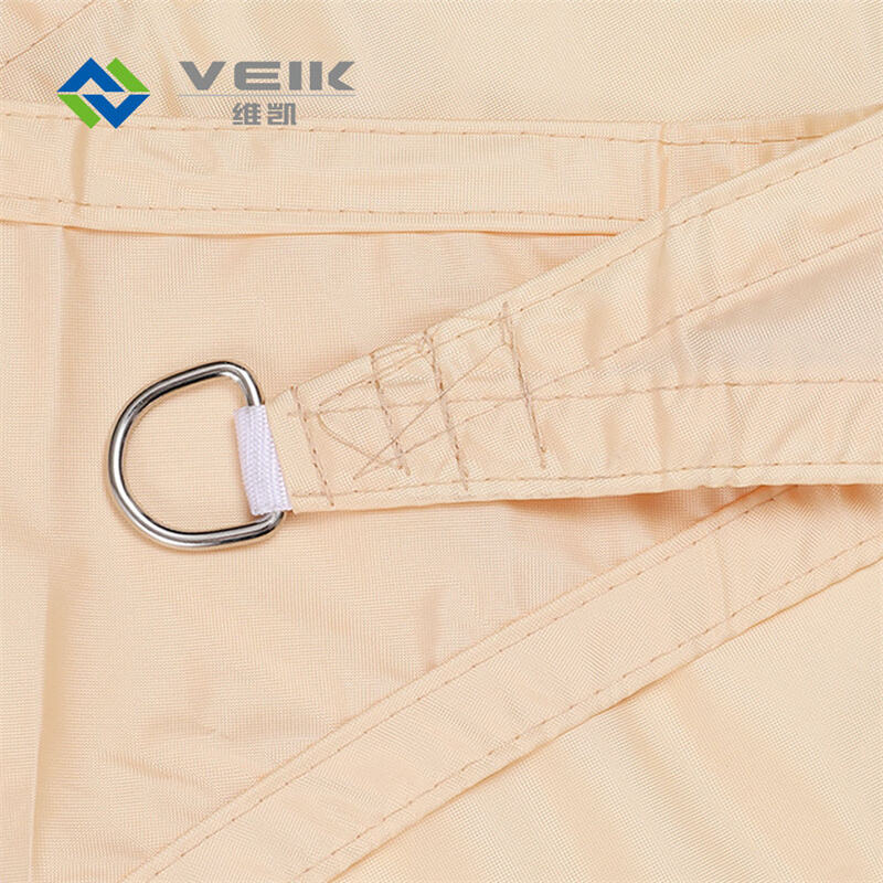 Custom Size Waterproof Outdoor Triangle Sunshade Sail Awning Fabric 2*3m