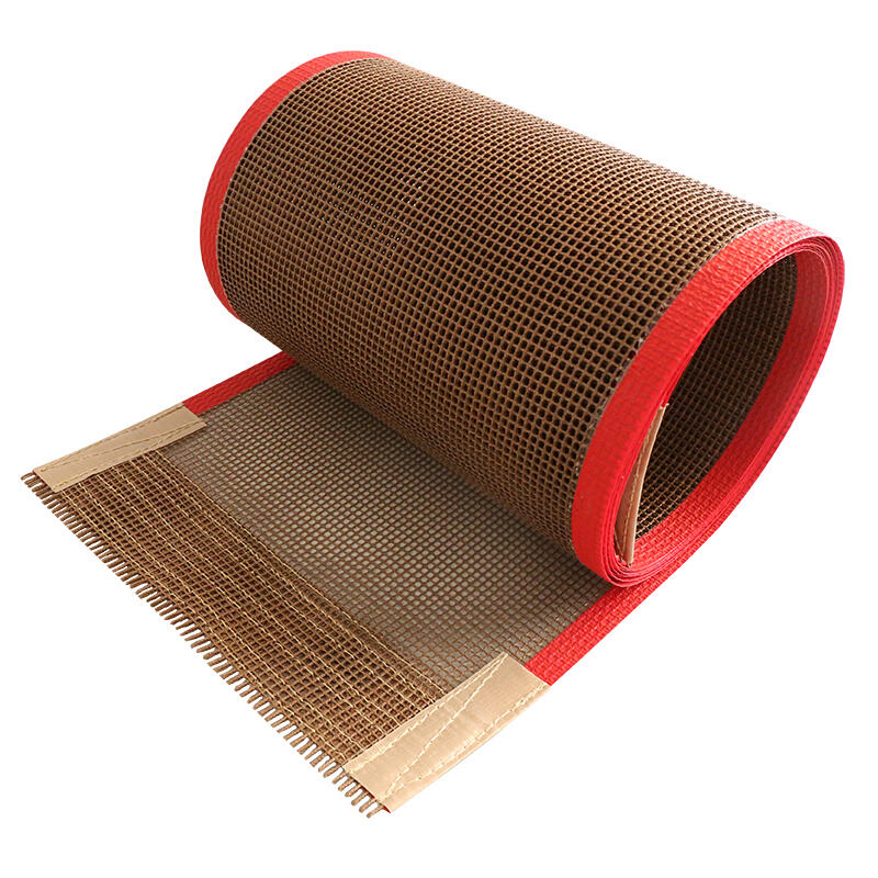 4*4mm PTFE Coated Fiber Glass Open Mesh Conveyor Belt for Textile Printing and Dyeing
