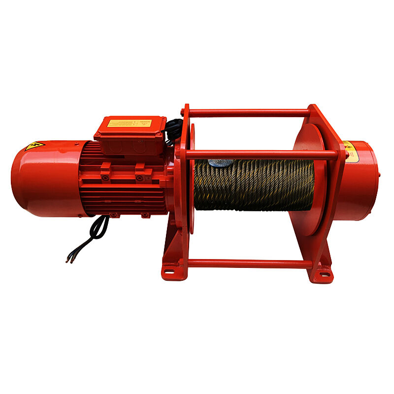 Allman Bestpreis 2-Tonnen-Elektro-Seilwinde zum Kabelziehen, 220 V, mit 100 m Seil für den Verkauf