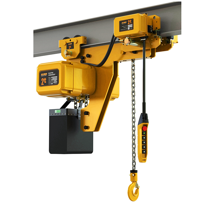 ALLMAN ER Series Low Headroom 2 Ton Dual Speed Ultra-Compact Lifting Hoist Solution