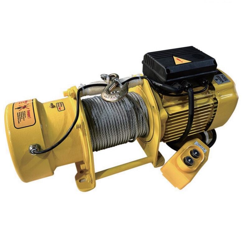 ALLMAN Portable Widely Use 300kg/500kg 220V 1P/3P Electric Winch with Dual Brake