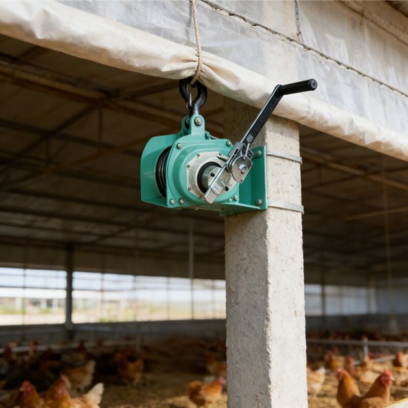 For Allman Heavy Duty 1 ton Manual Hand Winch With Stainless Steel Wire Rope for Pulling