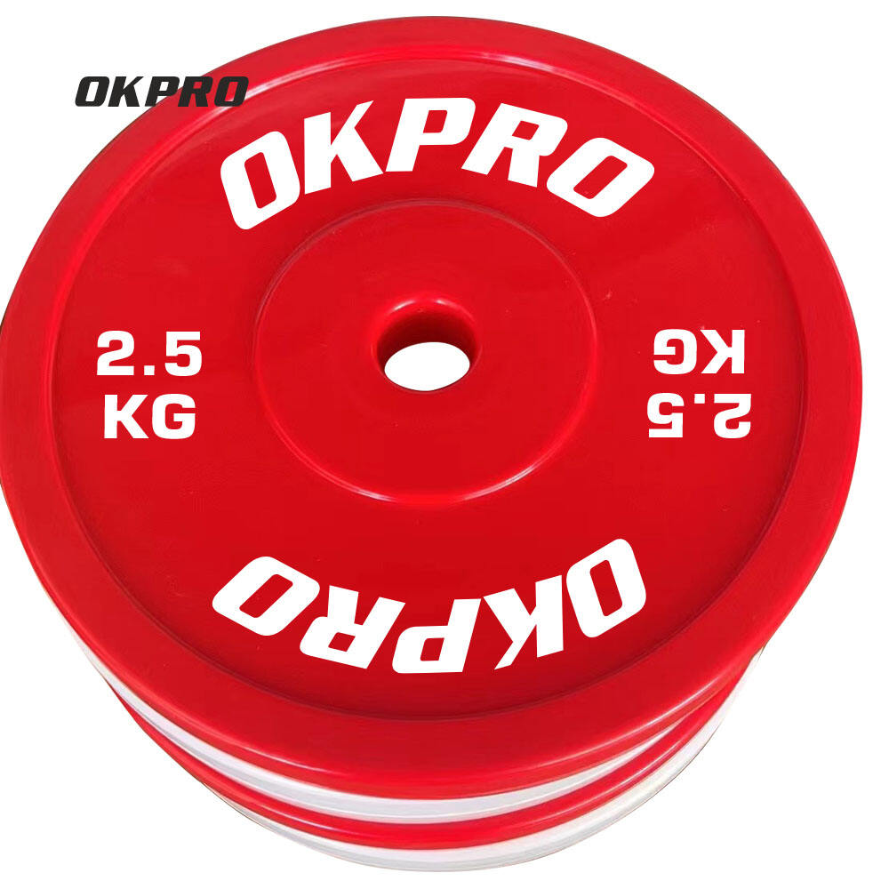 New Design Strength Training Technique Plate Gym Equipment Bumper Plates