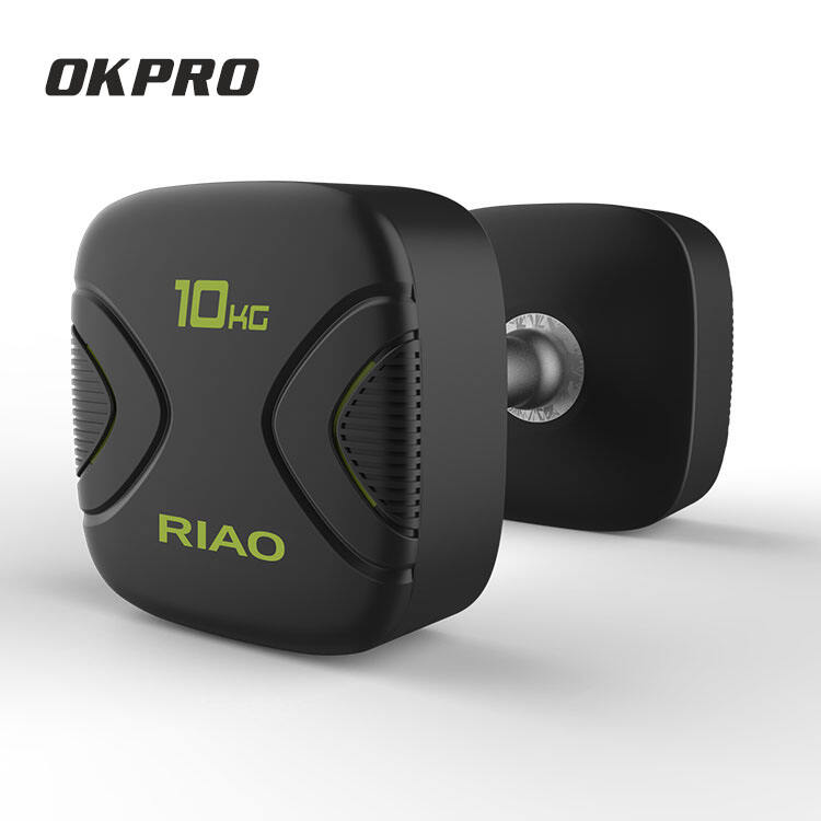 OKPRO Factory price customized Square PU Dumbbell Gym Exercise Equipment Fitness Dumbbell