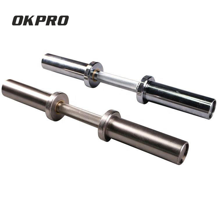 OKPRO Gym Fitness Chromed Dumbbell Handles