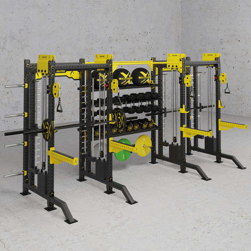 OK9102B OKPRO Wholesale Factory Price Strength Training Smith Machine Gym Equipment Power Rack