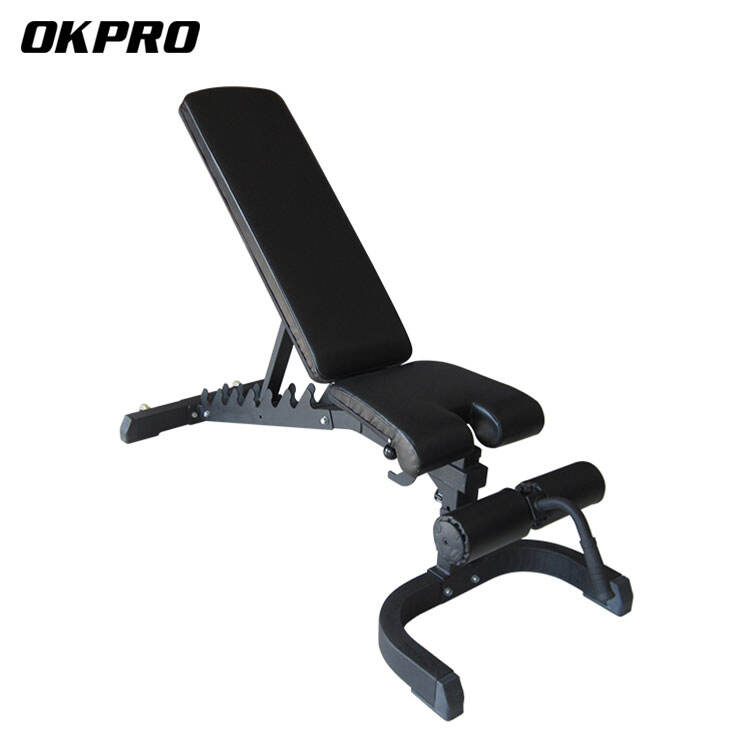 OKPRO Fitness Gym Equipment Multifunction Commercial Adjustable Weight Bench Sit up AB Benches