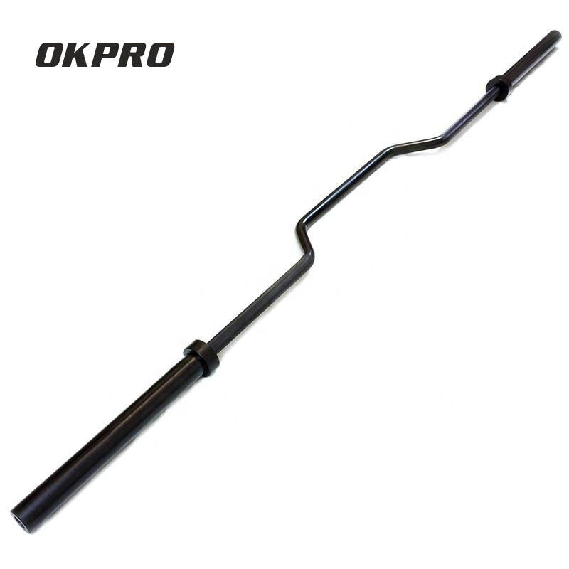 OKPRO New Arrival Power Training Weightlifting Equipment Cambered Bar