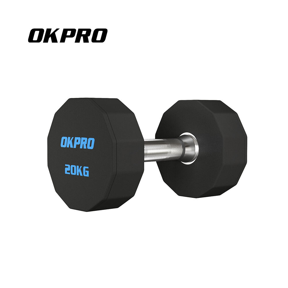 OKPRO Wholesale OEM High Quality Commercial Gym Dumbbell Weightlifting CPU Dumbbell For Exercise Muscle