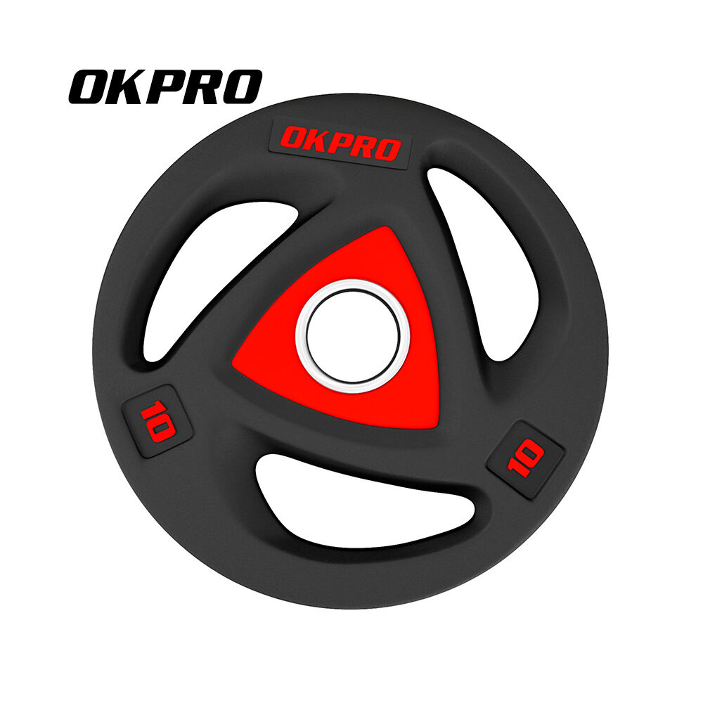 OKPRO Wholesales Custom Logo Powerlifting Weight Disc 20kg Gym Weight Plates